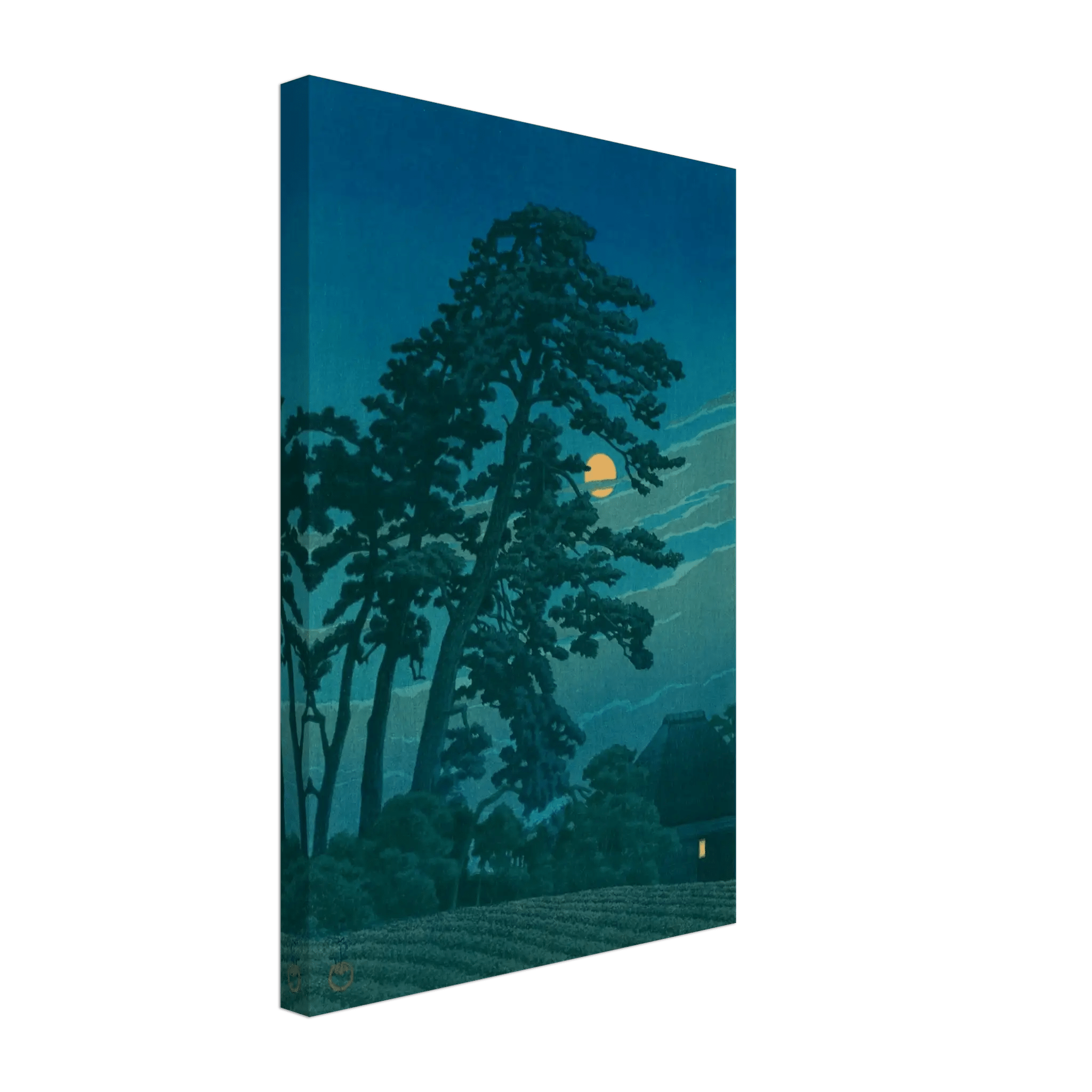 Mond über Magome - Leinwand Edition - HINORI