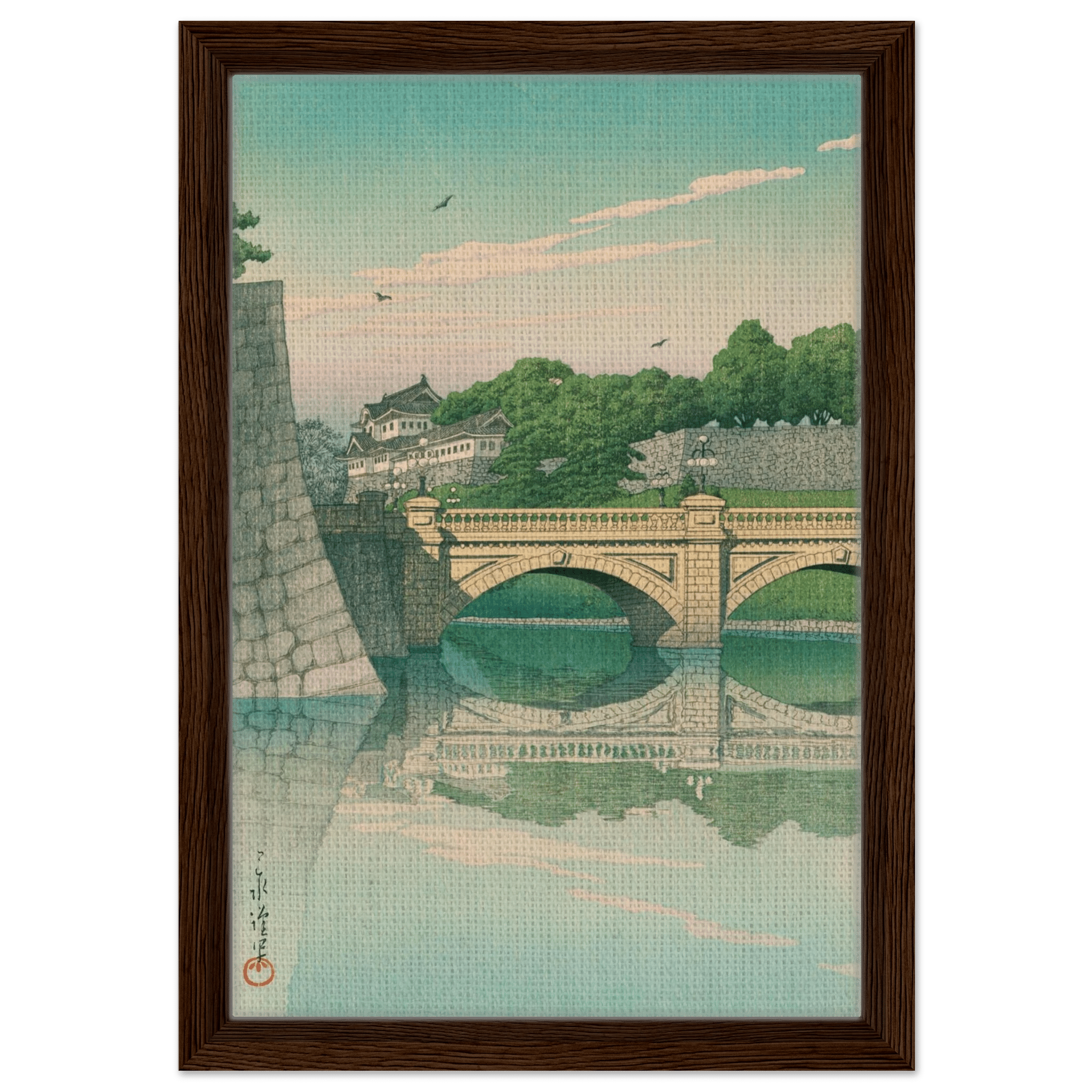 Morgen an der Nijūbashi - Brücke - Signature Collection - HINORI