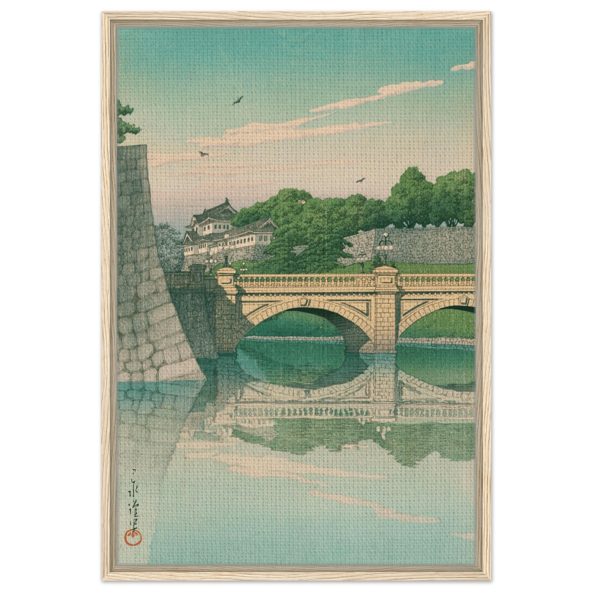 Morgen an der Nijūbashi - Brücke - Signature Collection - HINORI