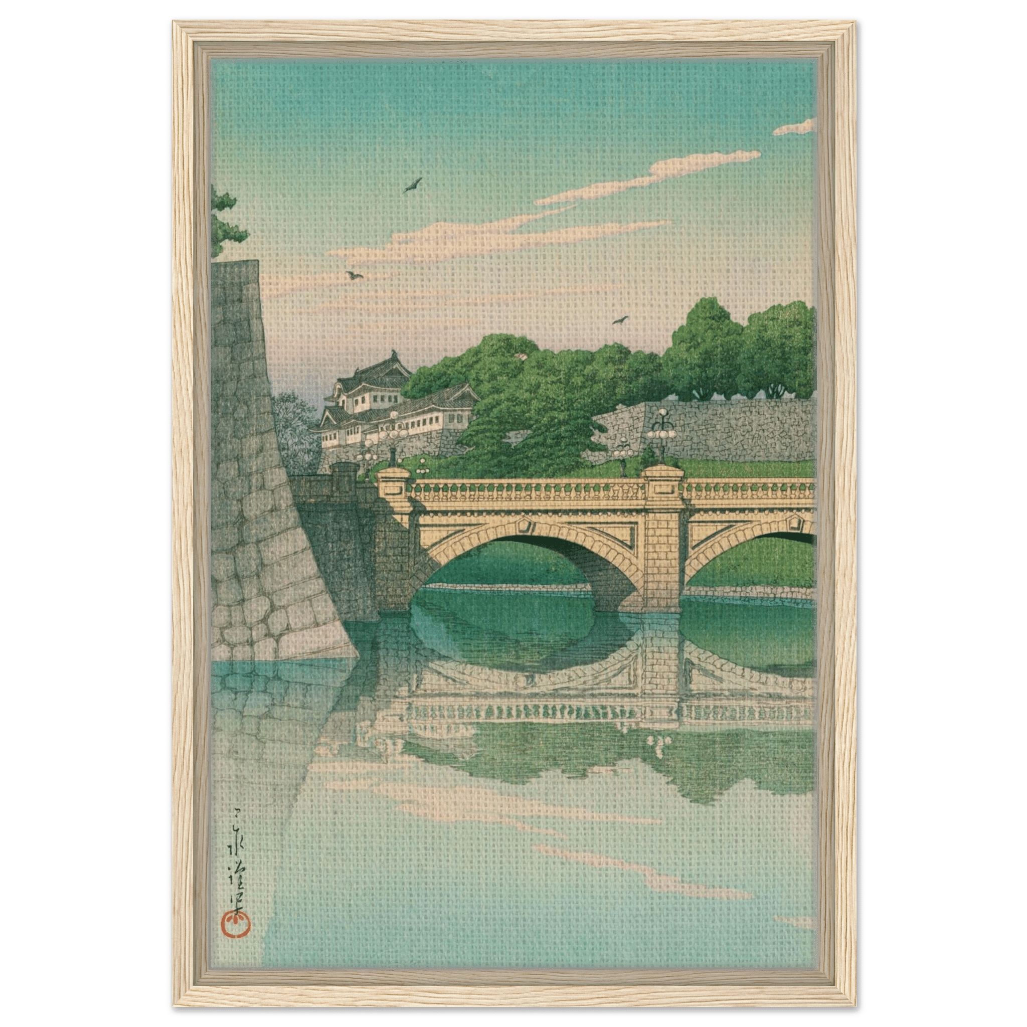 Morgen an der Nijūbashi - Brücke - Signature Collection - HINORI