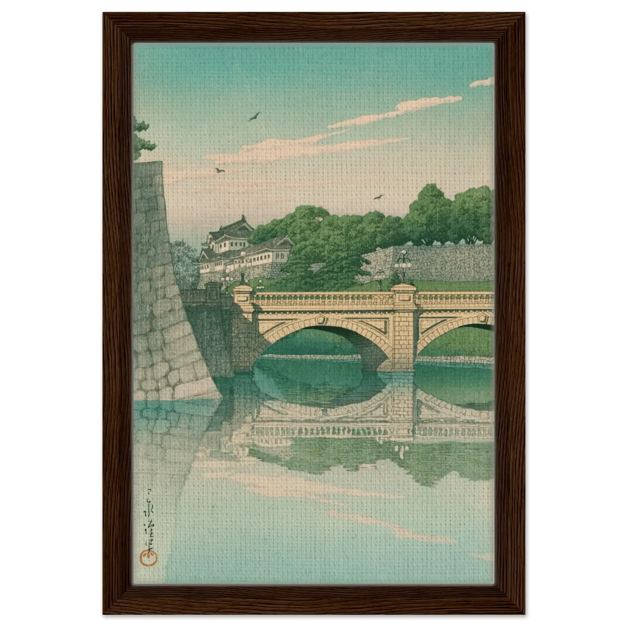 Morgen an der Nijūbashi - Brücke - Signature Collection - HINORI