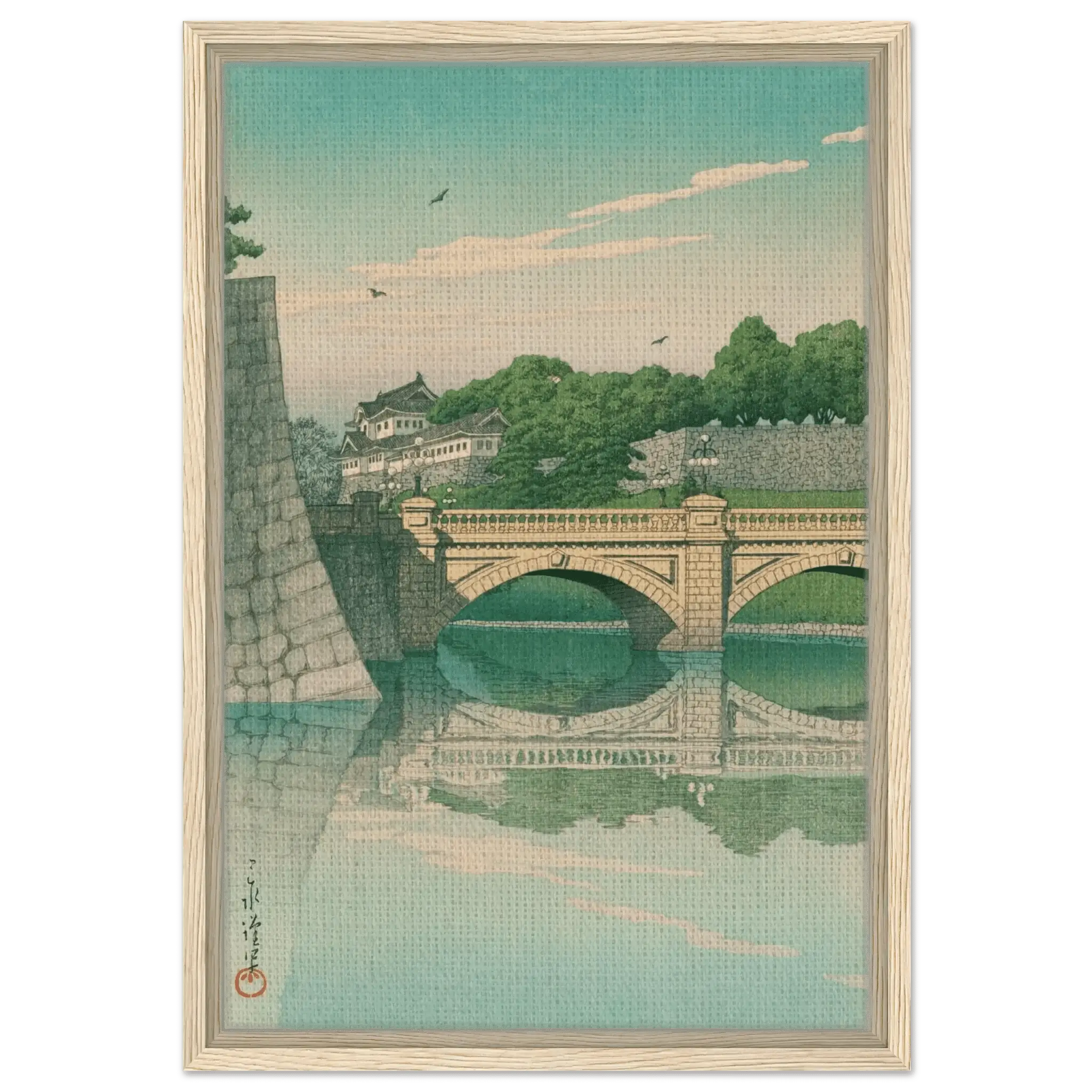 Morgen an der Nijūbashi - Brücke - Signature Collection - HINORI