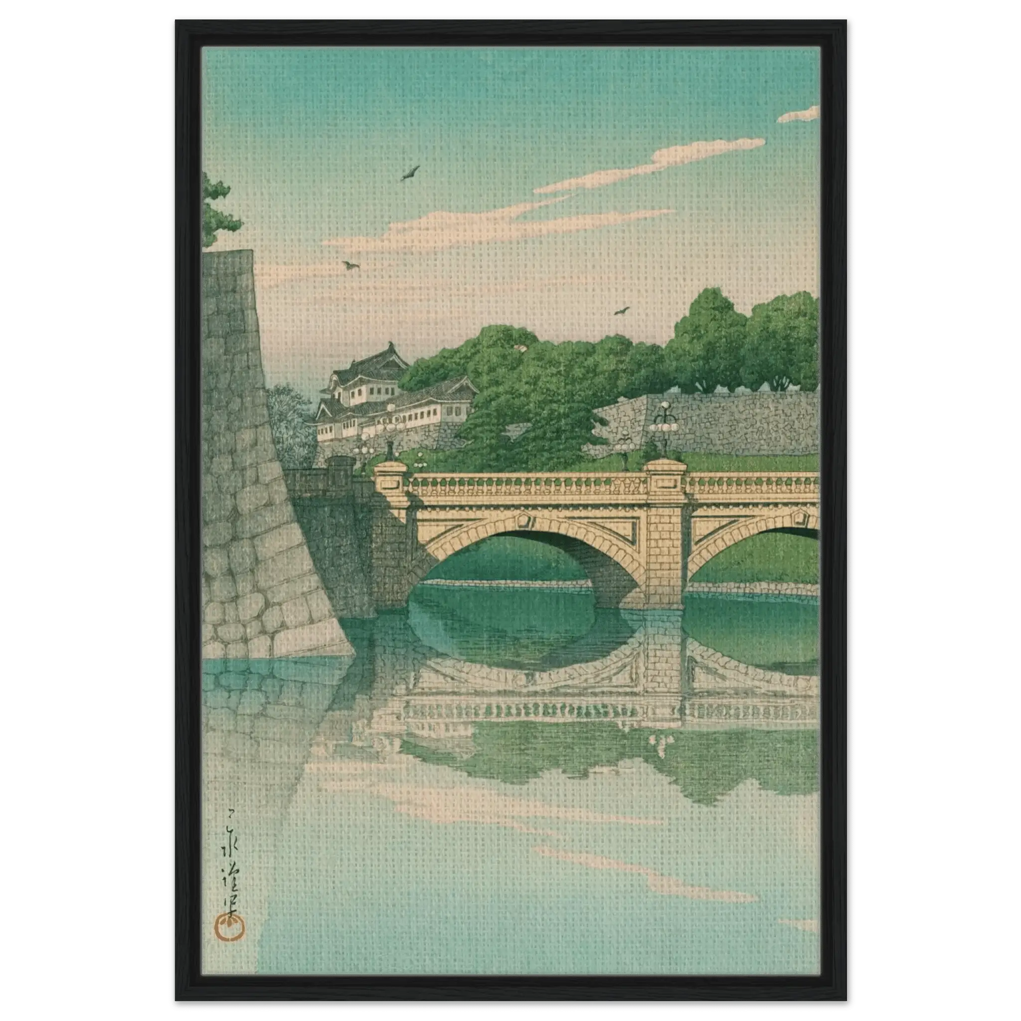 Morgen an der Nijūbashi - Brücke - Signature Collection - HINORI