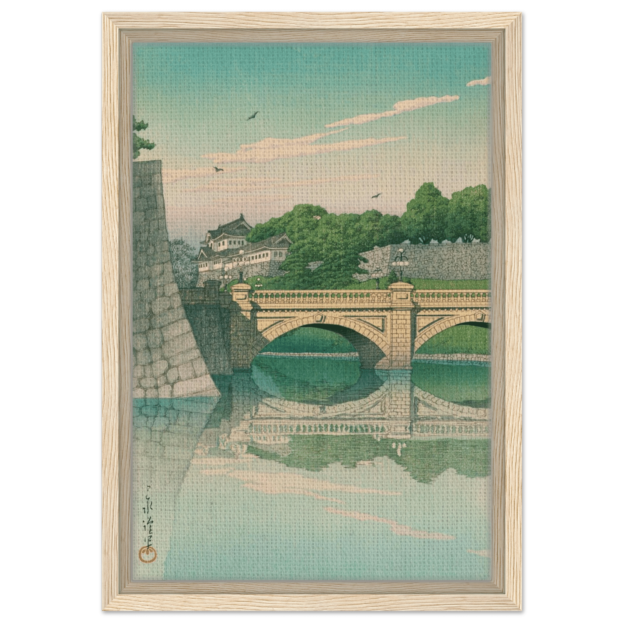 Morgen an der Nijūbashi - Brücke - Signature Collection - HINORI