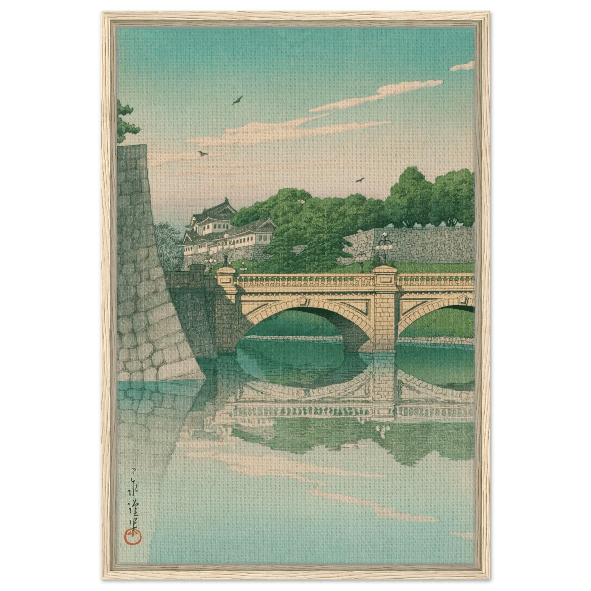 Morgen an der Nijūbashi - Brücke - Signature Collection - HINORI
