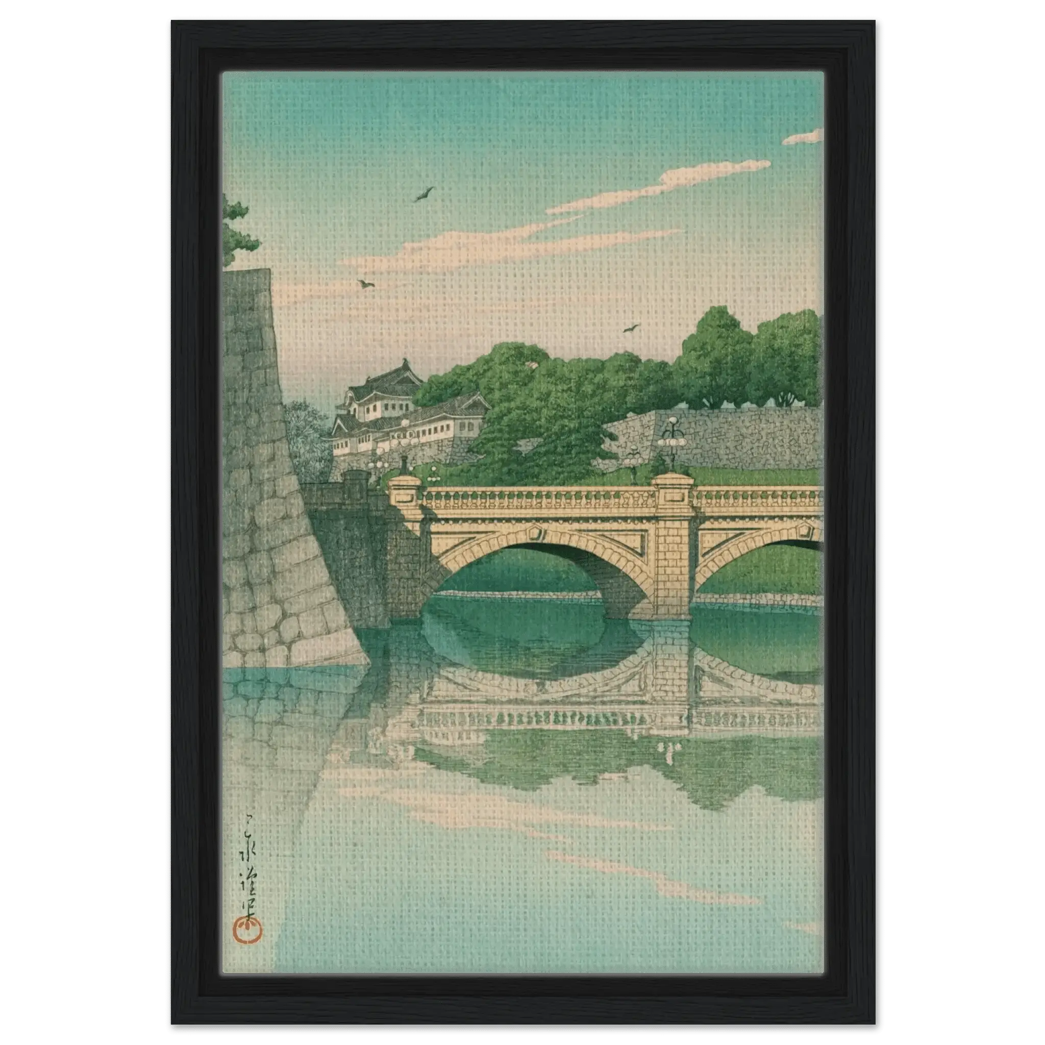 Morgen an der Nijūbashi - Brücke - Signature Collection - HINORI