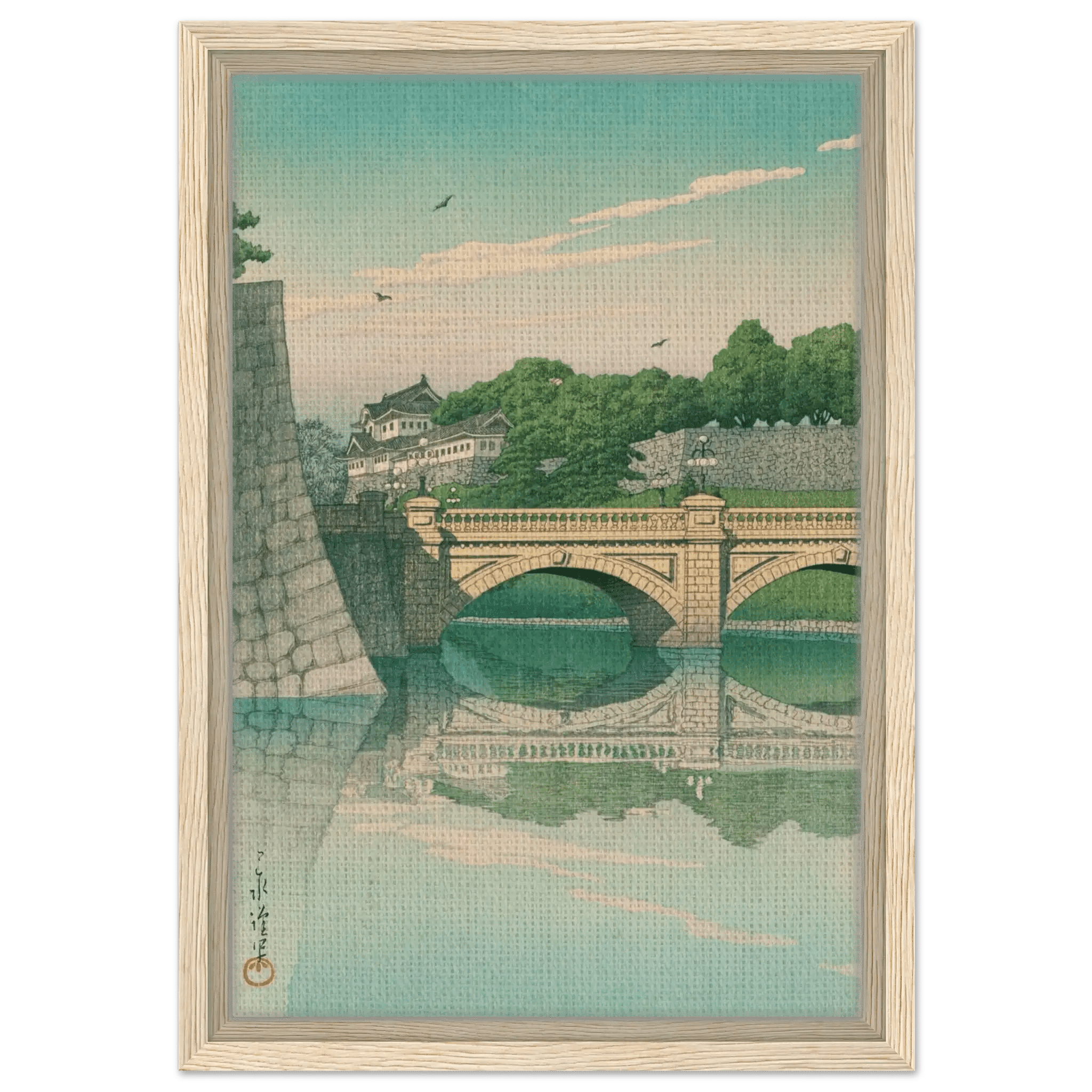 Morgen an der Nijūbashi - Brücke - Signature Collection - HINORI