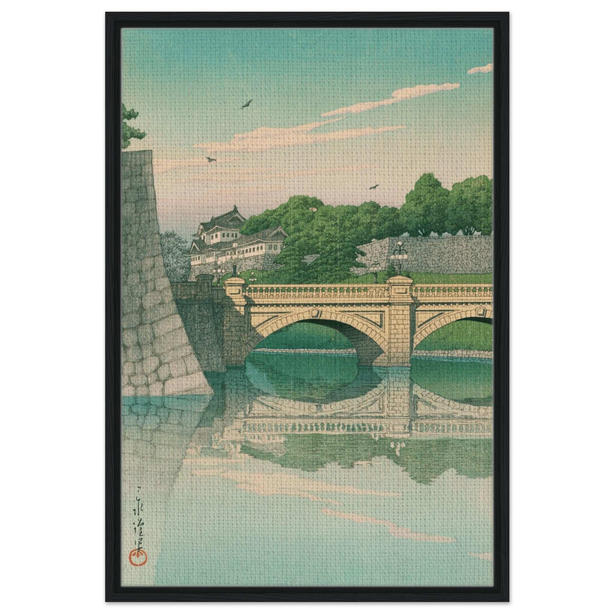 Morgen an der Nijūbashi - Brücke - Signature Collection - HINORI