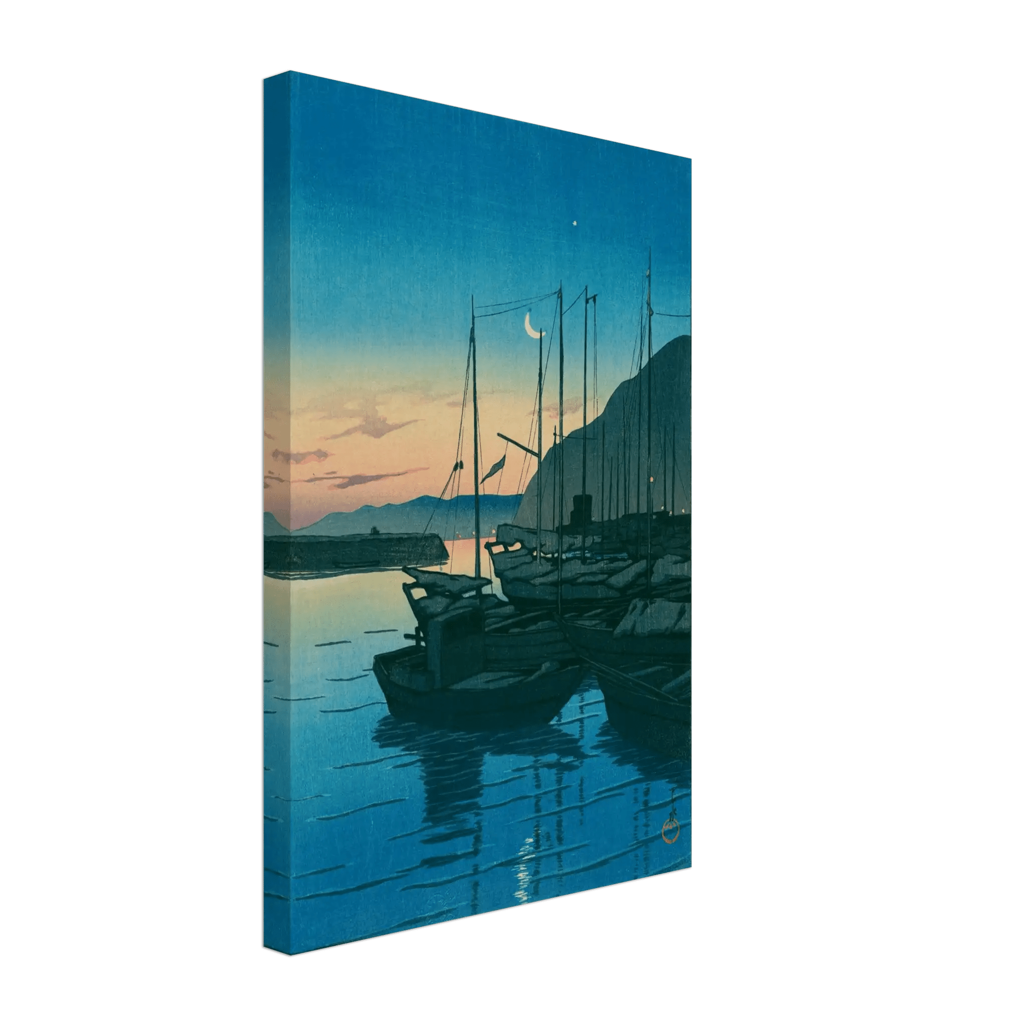 Morgendämmerung in Beppu - Leinwand Edition - HINORI