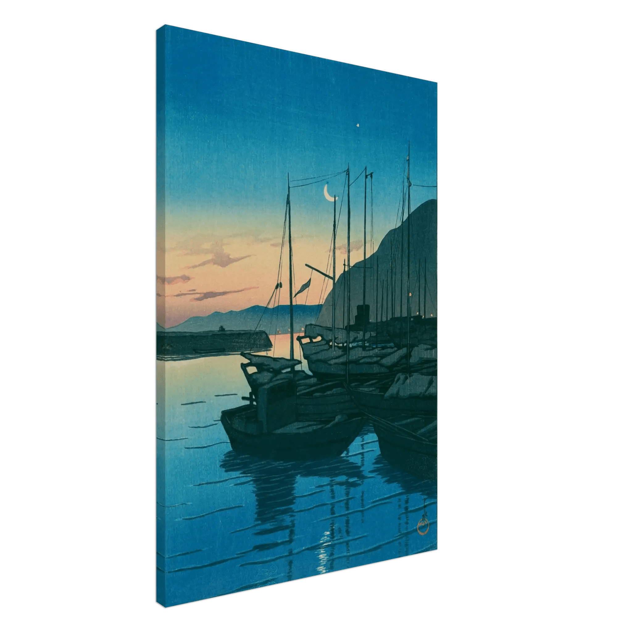 Morgendämmerung in Beppu - Leinwand Edition - HINORI