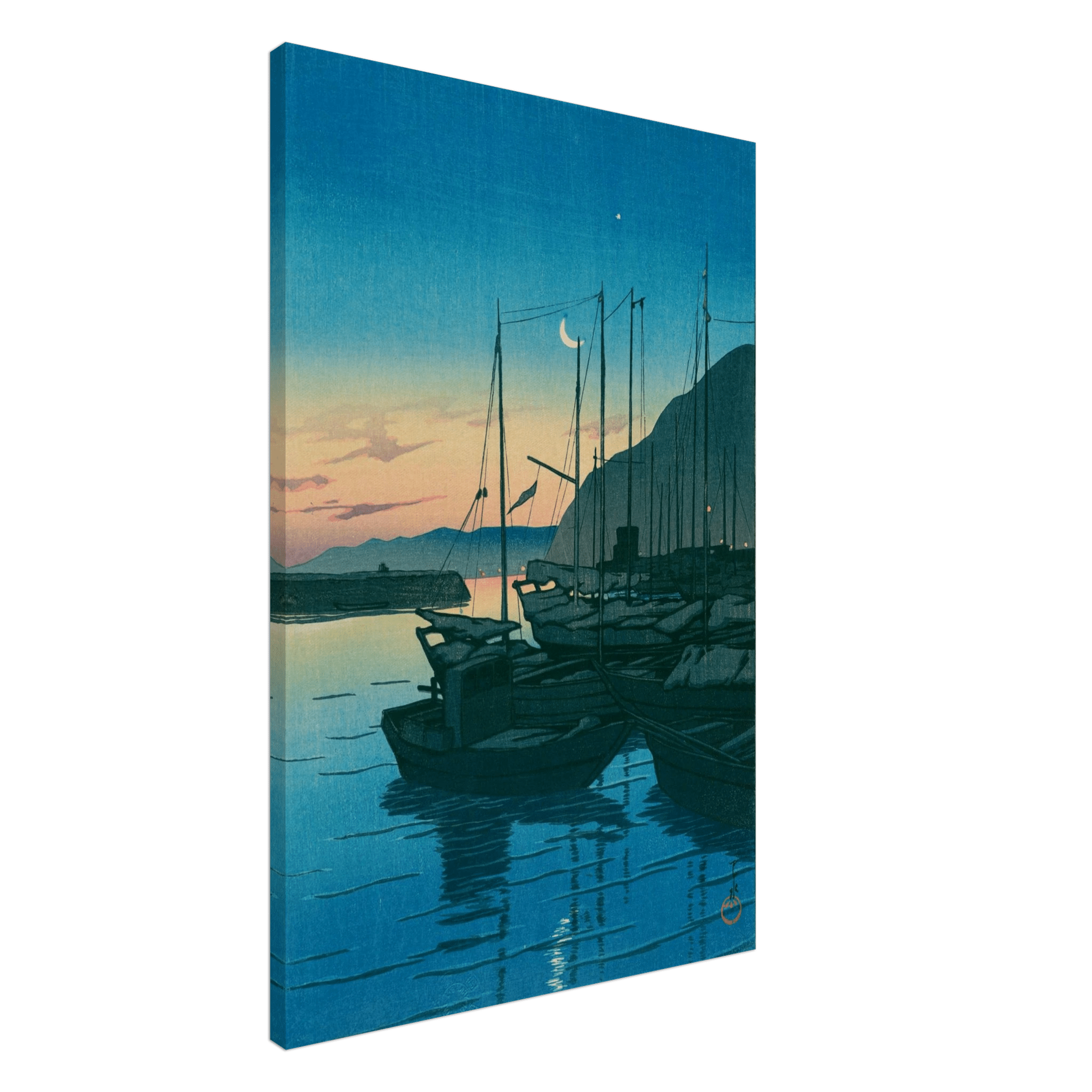 Morgendämmerung in Beppu - Leinwand Edition - HINORI