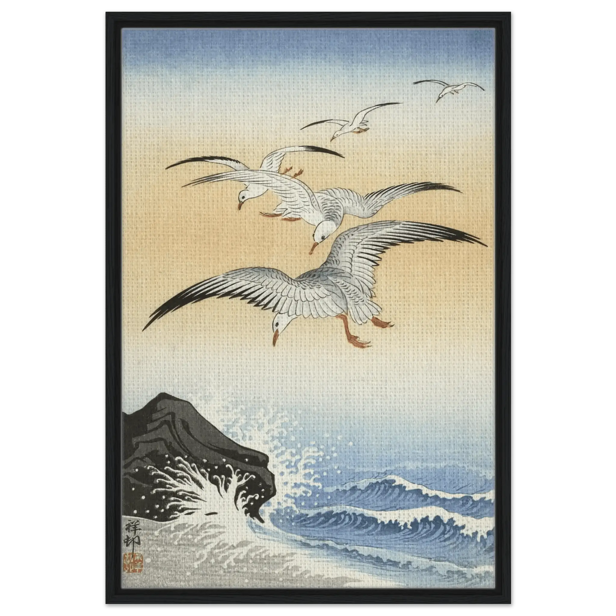 Möwen über stürmischem Meer - Signature Collection - HINORI