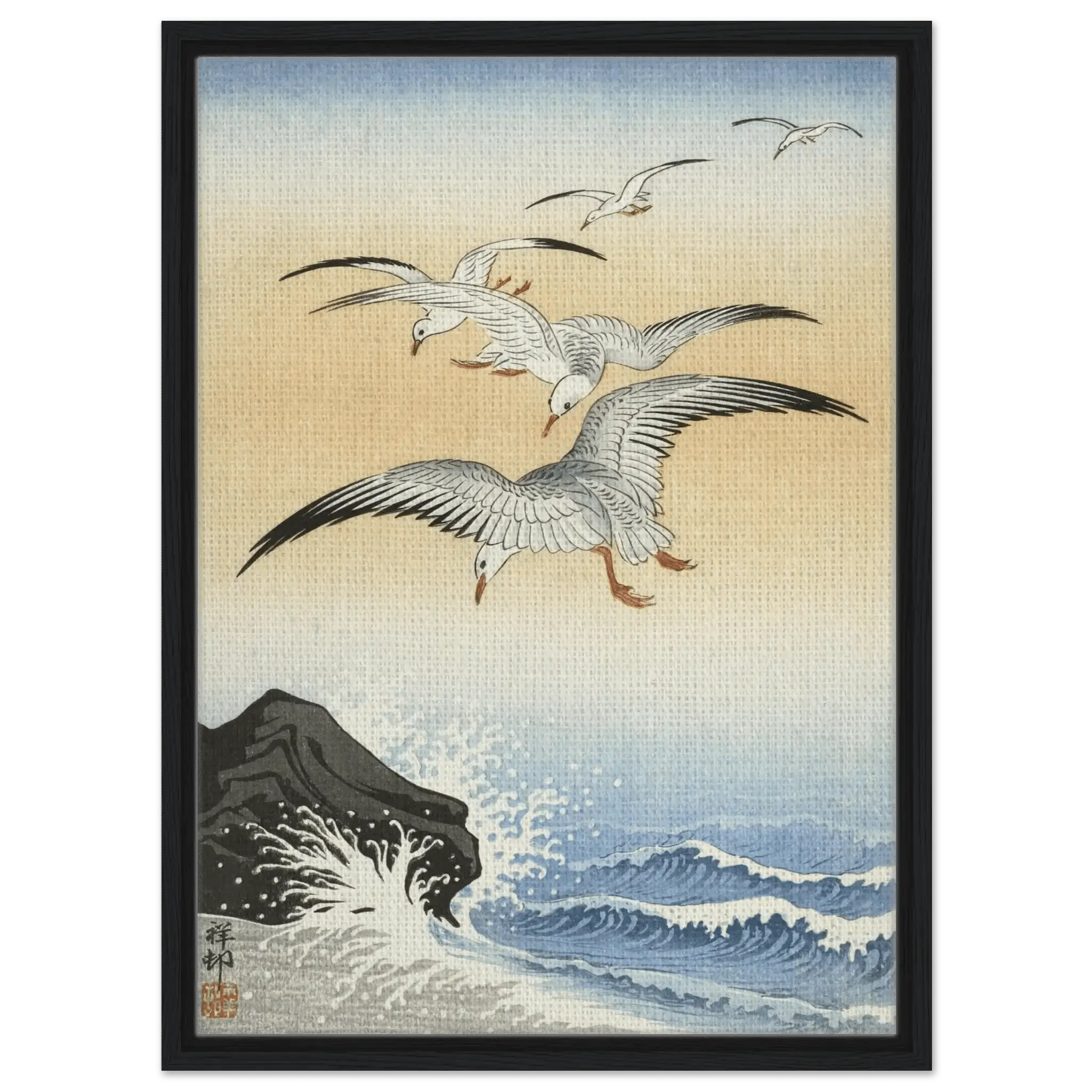 Möwen über stürmischem Meer - Signature Collection - HINORI