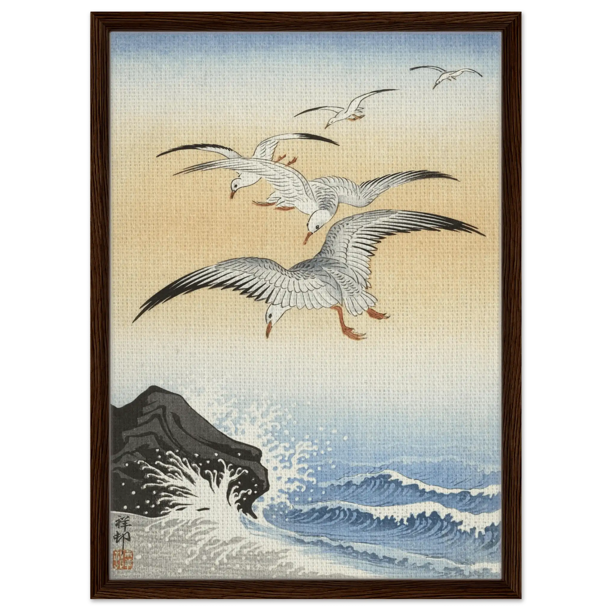 Möwen über stürmischem Meer - Signature Collection - HINORI