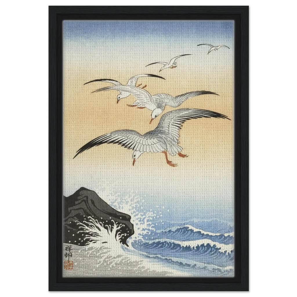 Möwen über stürmischem Meer - Signature Collection - HINORI