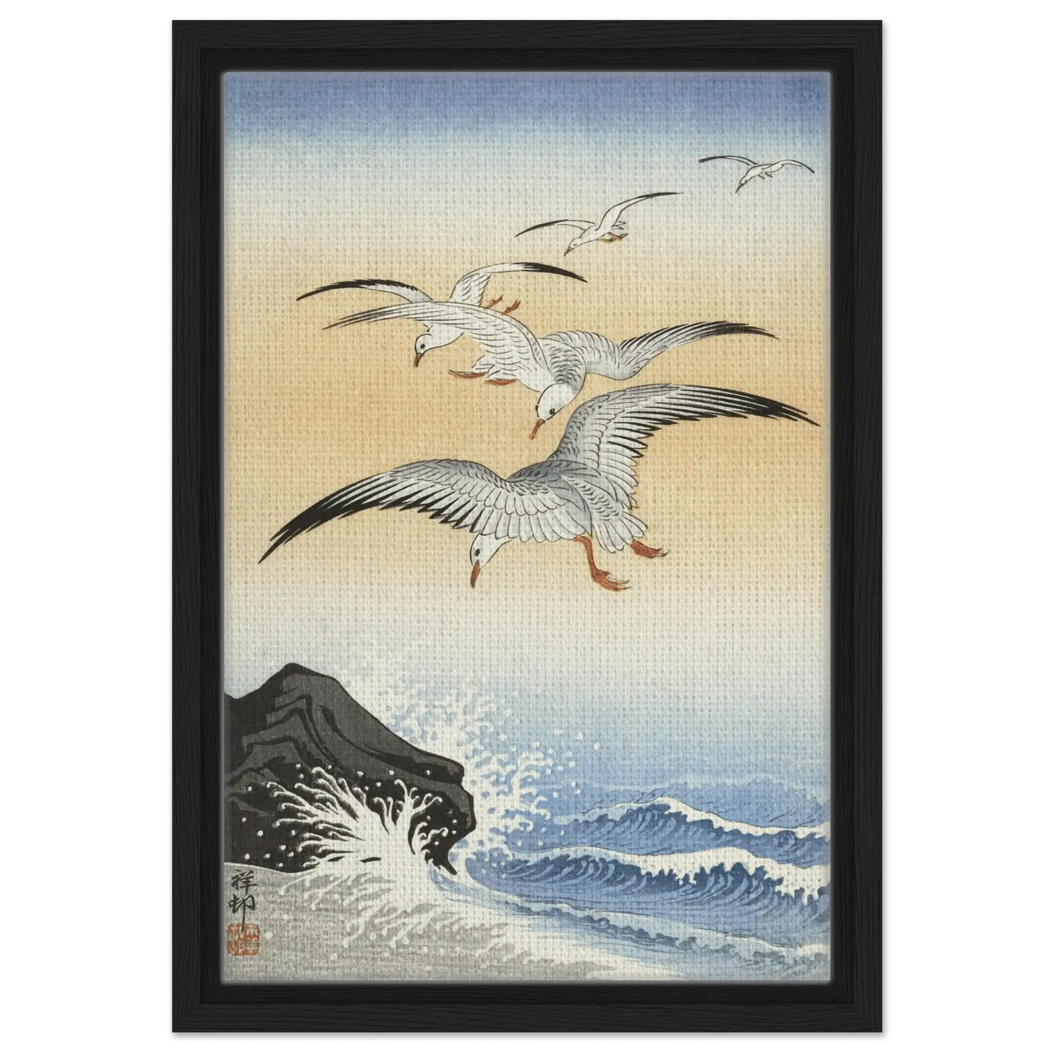 Möwen über stürmischem Meer - Signature Collection - HINORI