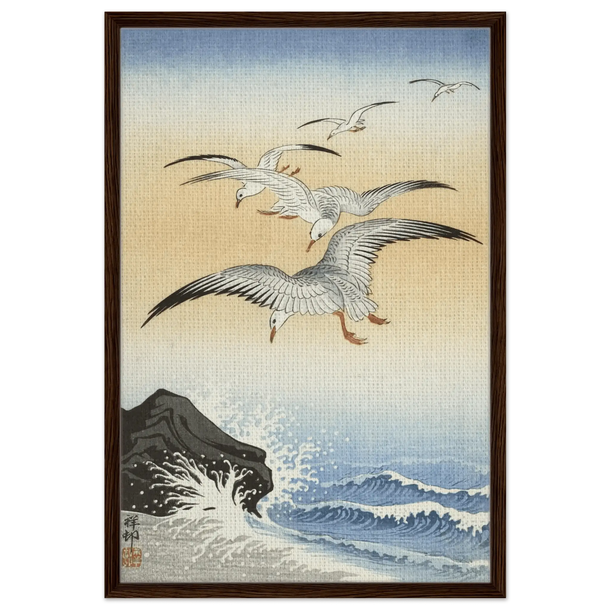 Möwen über stürmischem Meer - Signature Collection - HINORI