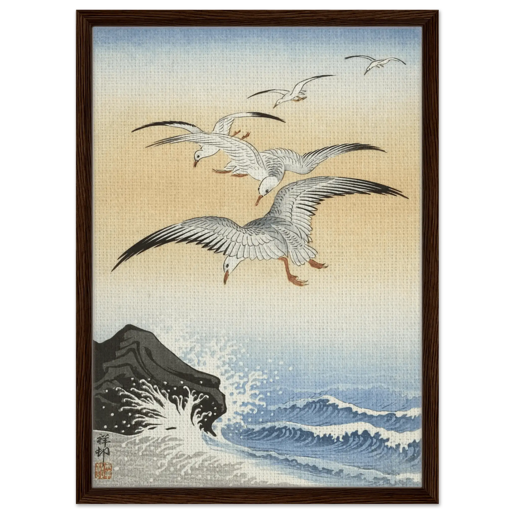 Möwen über stürmischem Meer - Signature Collection - HINORI
