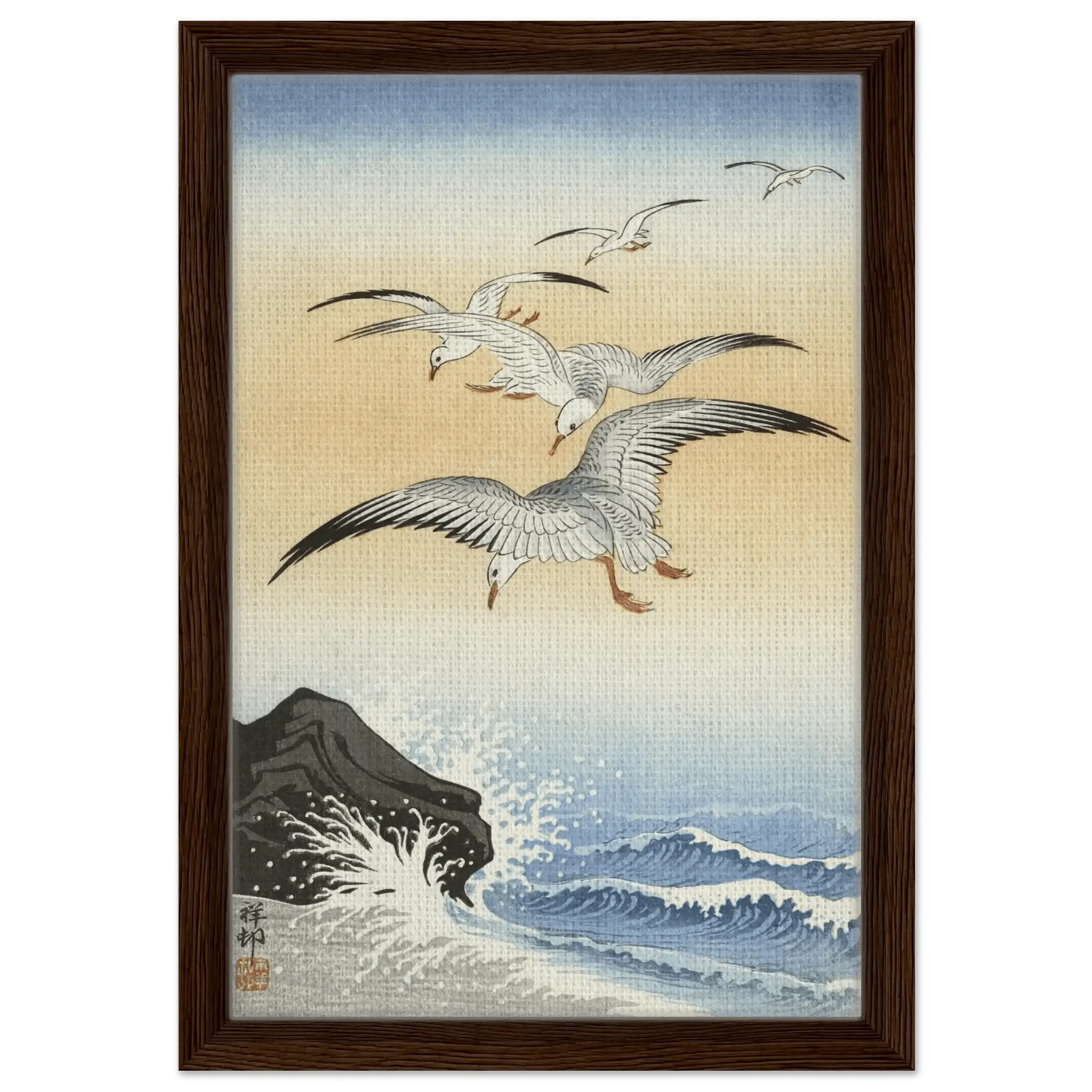 Möwen über stürmischem Meer - Signature Collection - HINORI