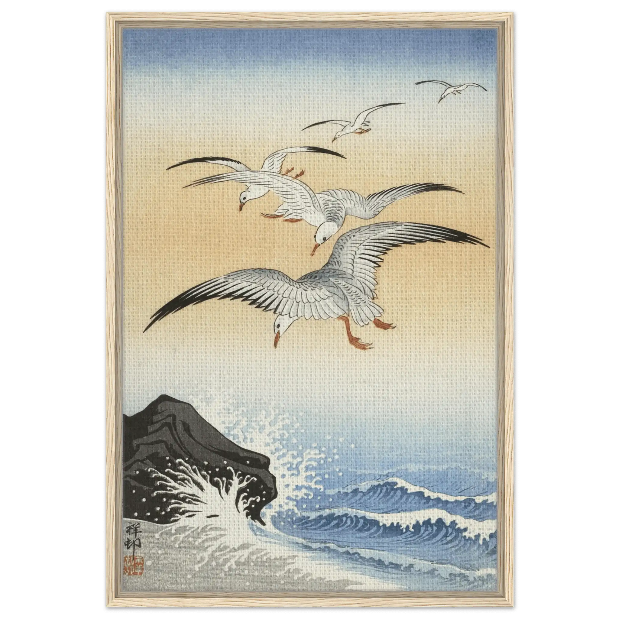 Möwen über stürmischem Meer - Signature Collection - HINORI