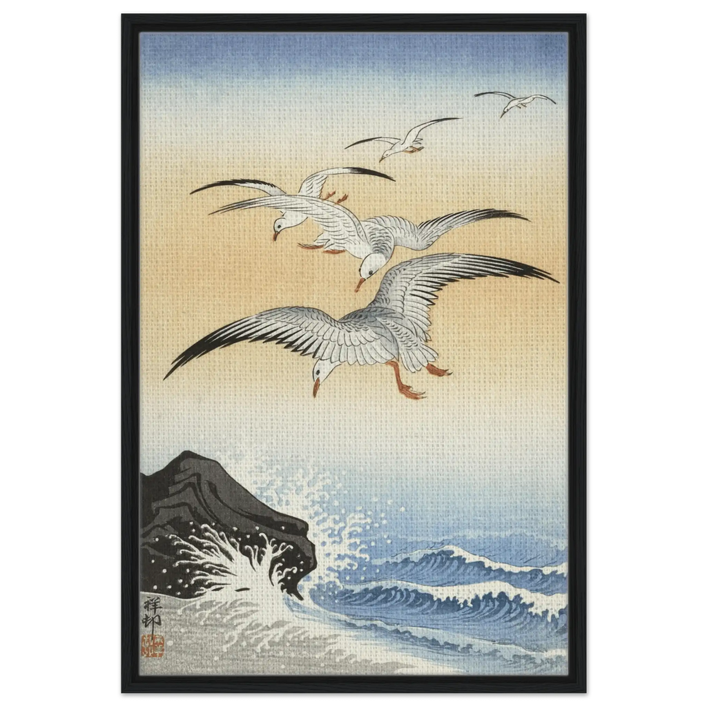 Möwen über stürmischem Meer - Signature Collection - HINORI