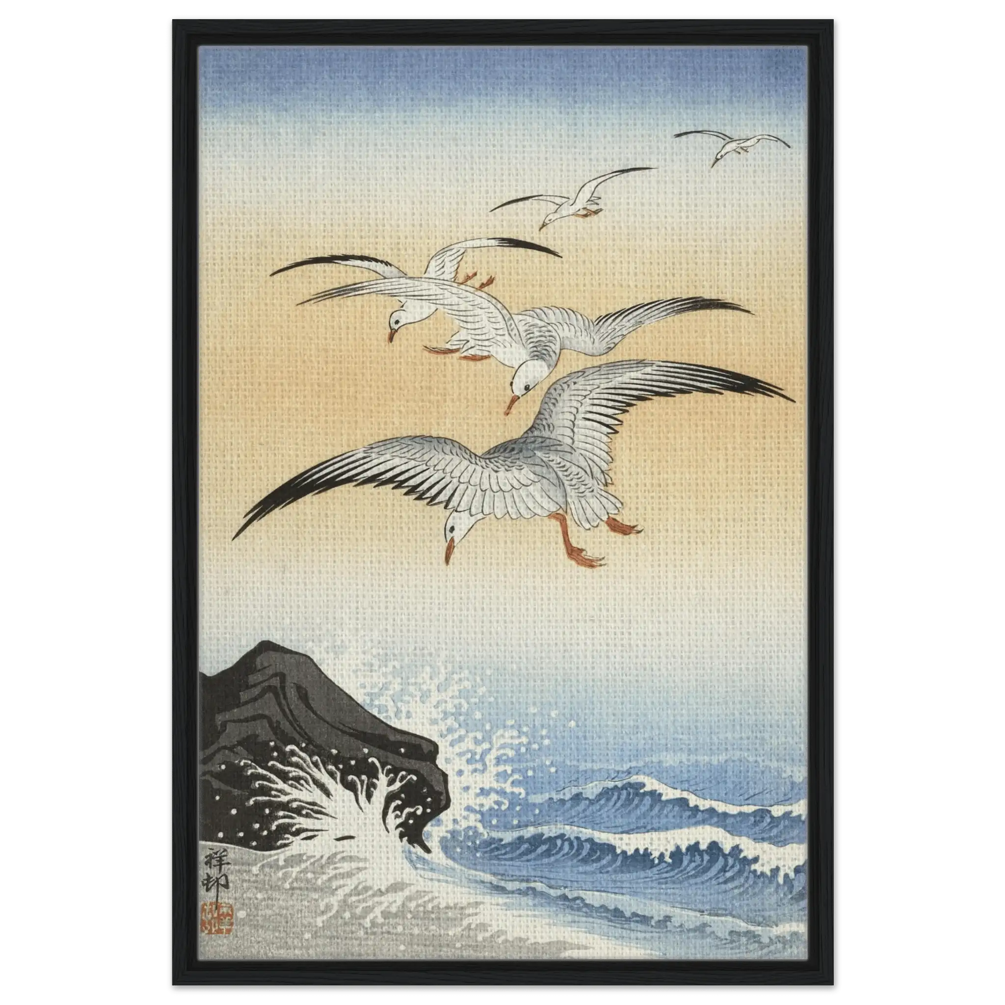 Möwen über stürmischem Meer - Signature Collection - HINORI