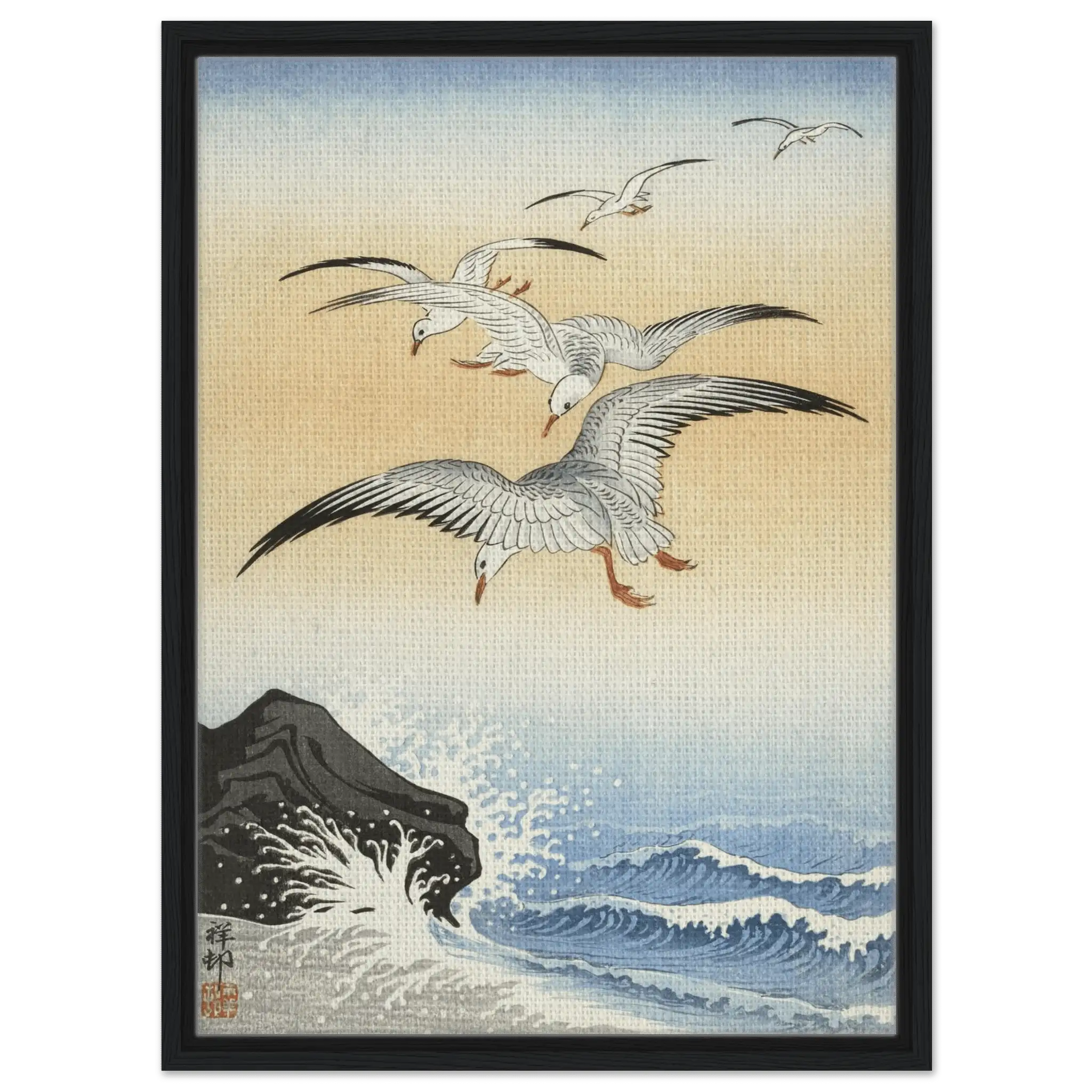 Möwen über stürmischem Meer - Signature Collection - HINORI