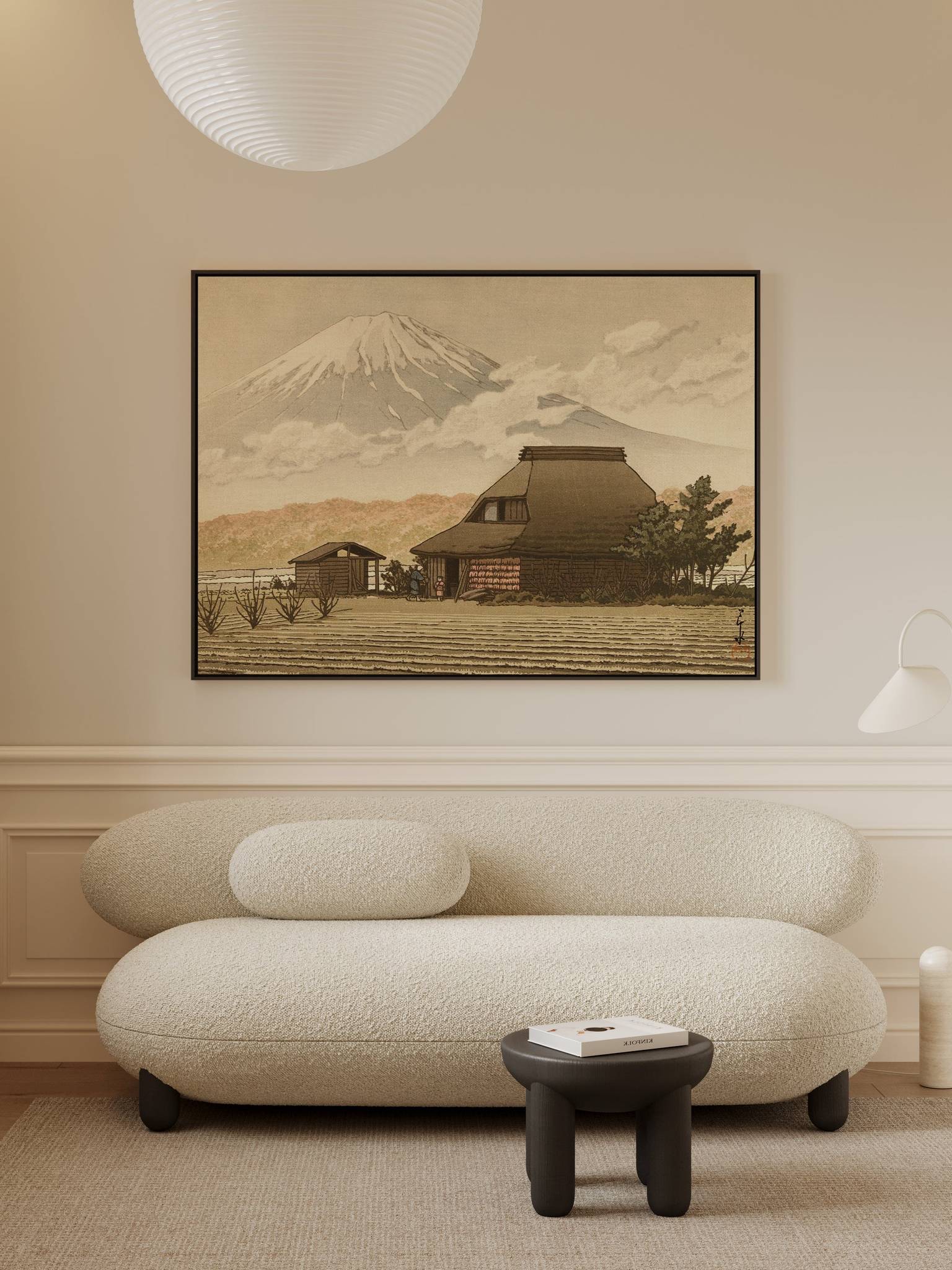 Fuji über dem Dorf Narusawa - Signature Collection