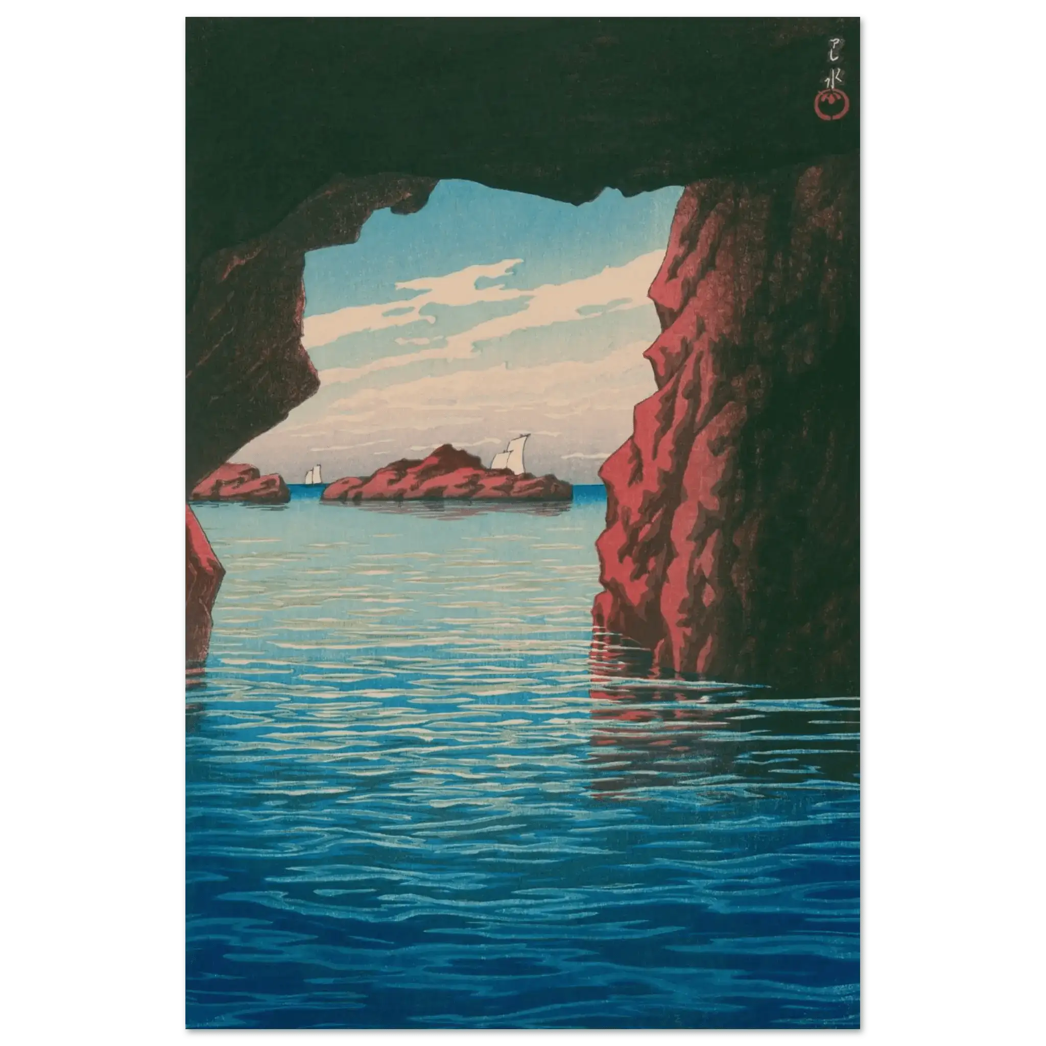 Oga - Halbinsel & Höhle Kokei - kutsu - Fine Art Prints - HINORI