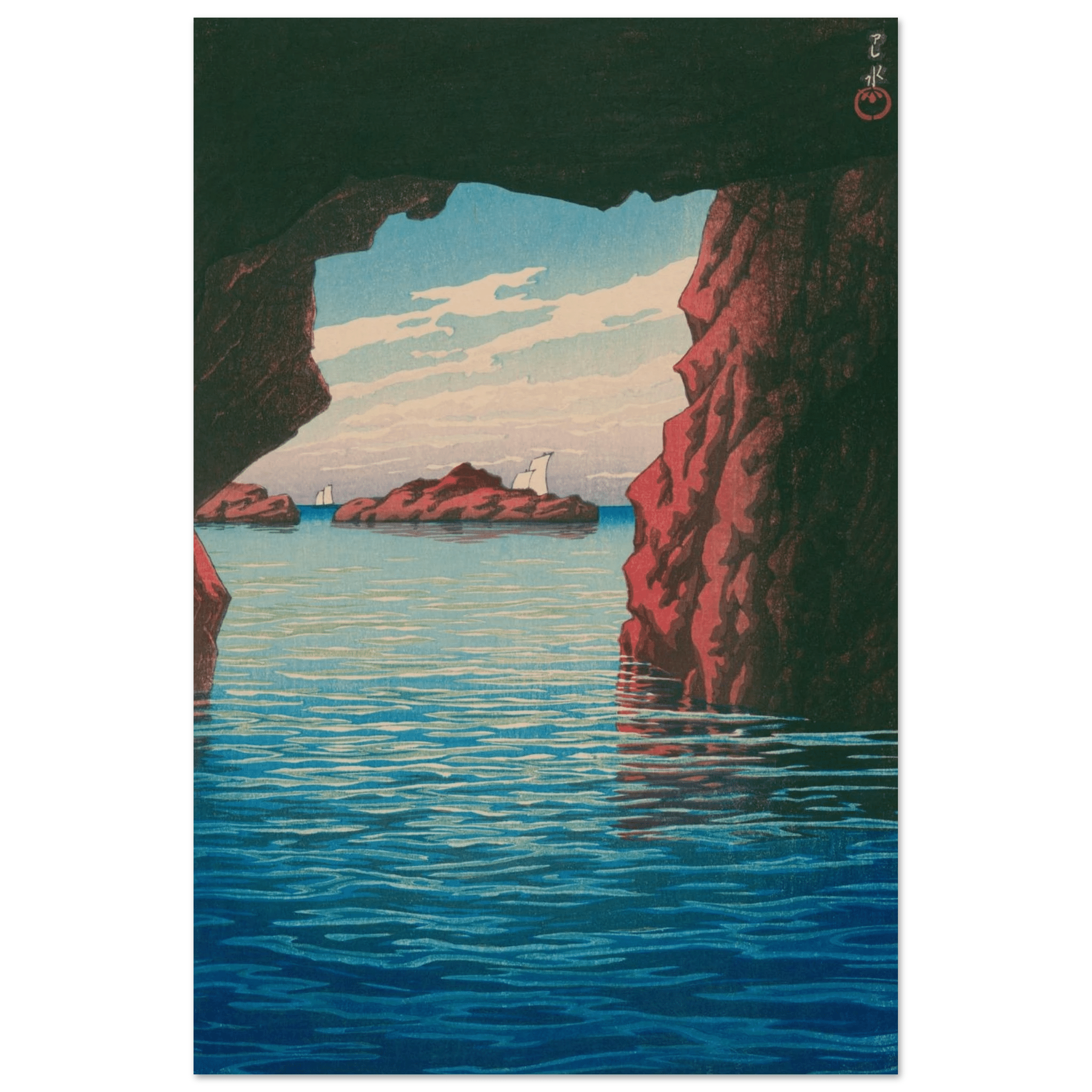 Oga - Halbinsel & Höhle Kokei - kutsu - Fine Art Prints - HINORI