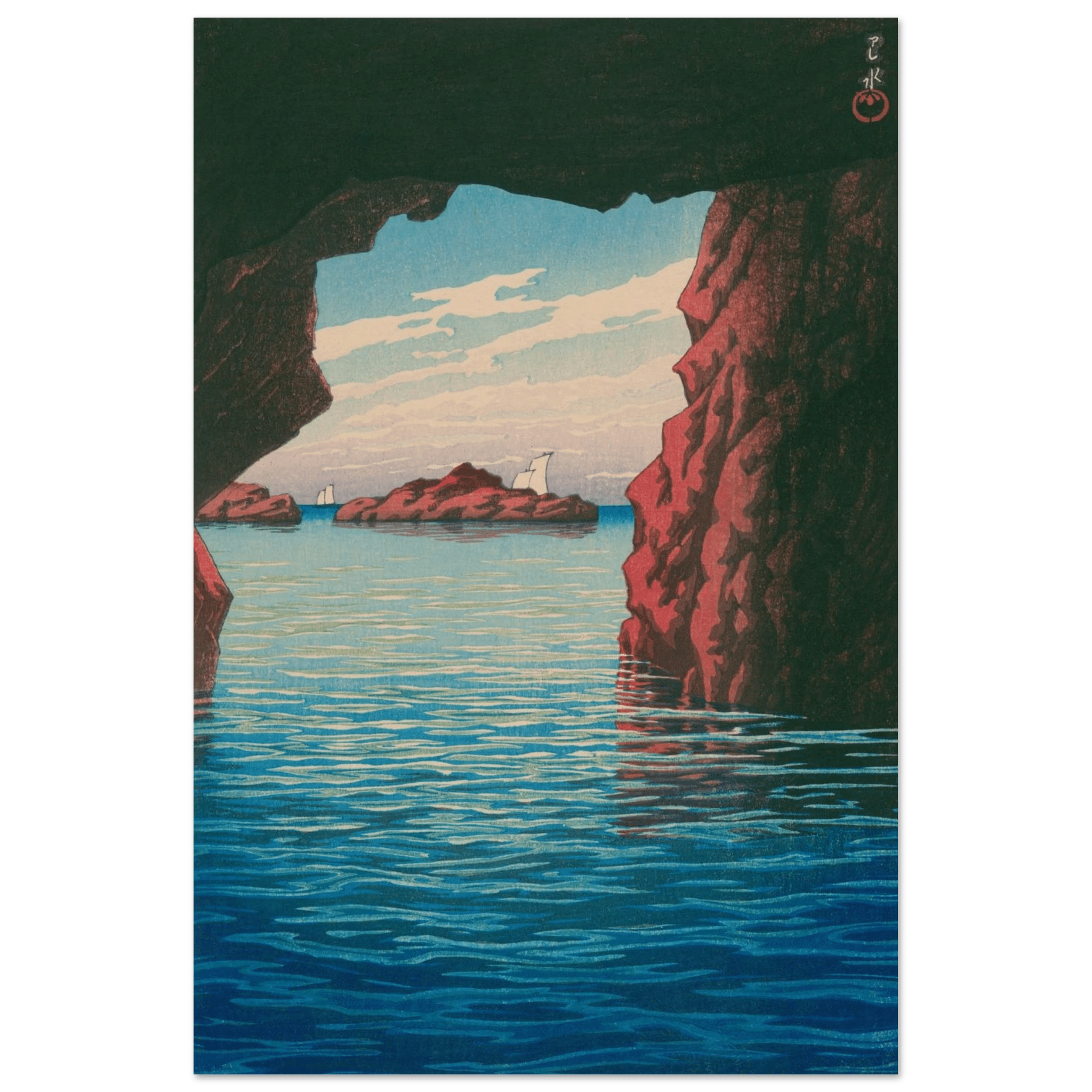 Oga - Halbinsel & Höhle Kokei - kutsu - Fine Art Prints - HINORI