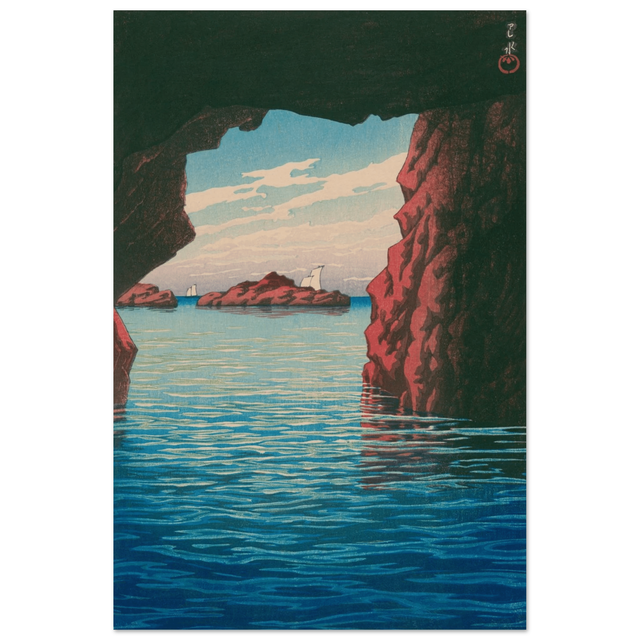 Oga - Halbinsel & Höhle Kokei - kutsu - Fine Art Prints - HINORI