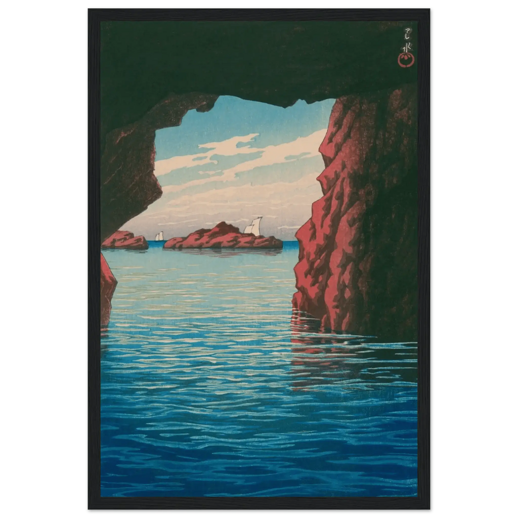 Oga - Halbinsel & Höhle Kokei - kutsu - Gerahmte Eleganz - HINORI