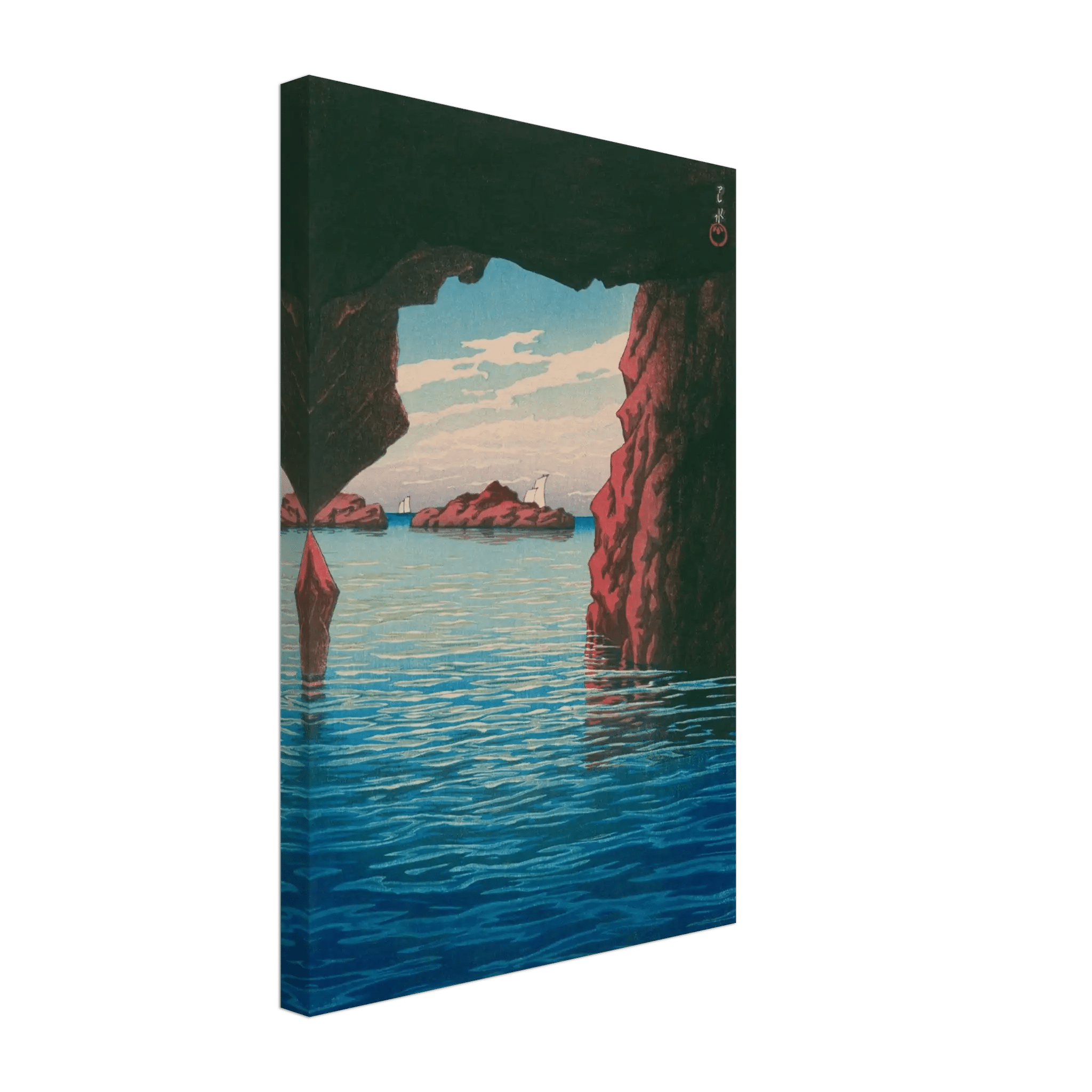 Oga - Halbinsel & Höhle Kokei - kutsu - Leinwand Edition - HINORI