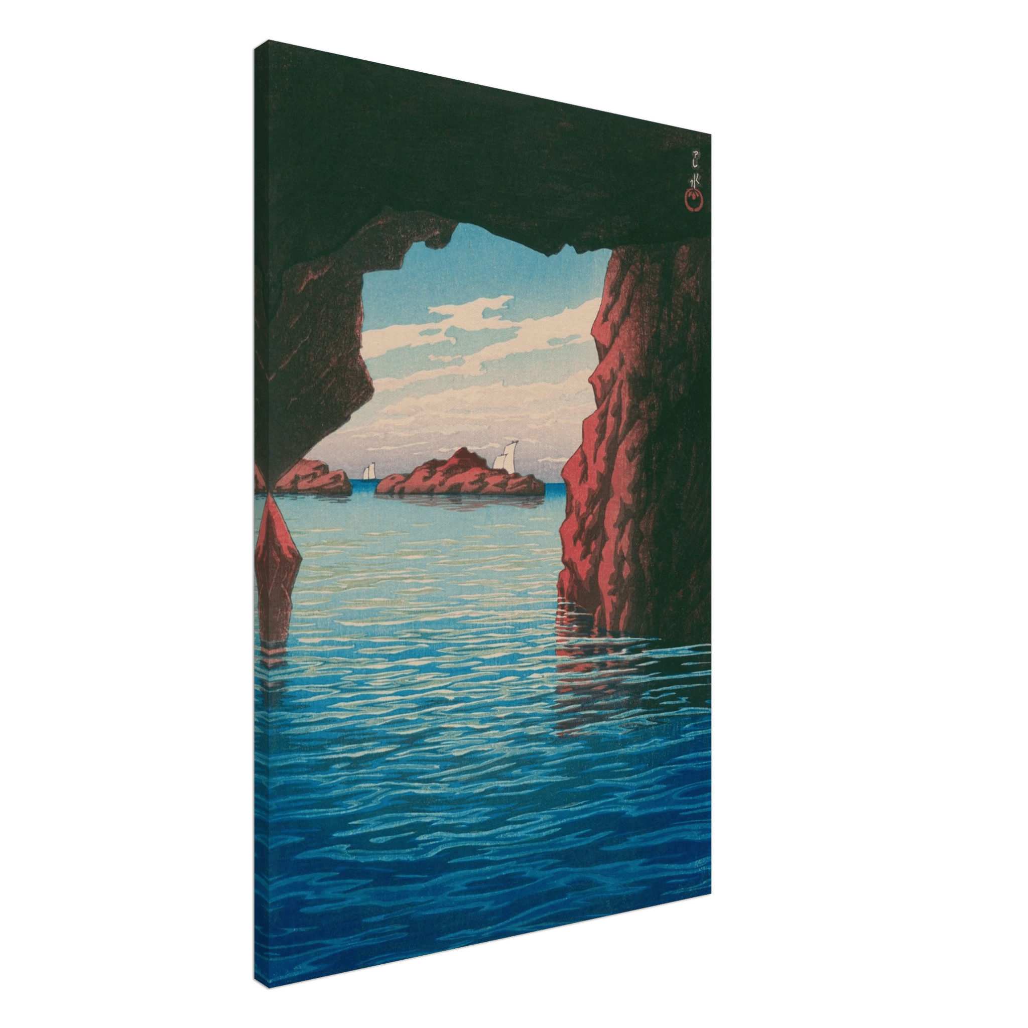 Oga - Halbinsel & Höhle Kokei - kutsu - Leinwand Edition - HINORI