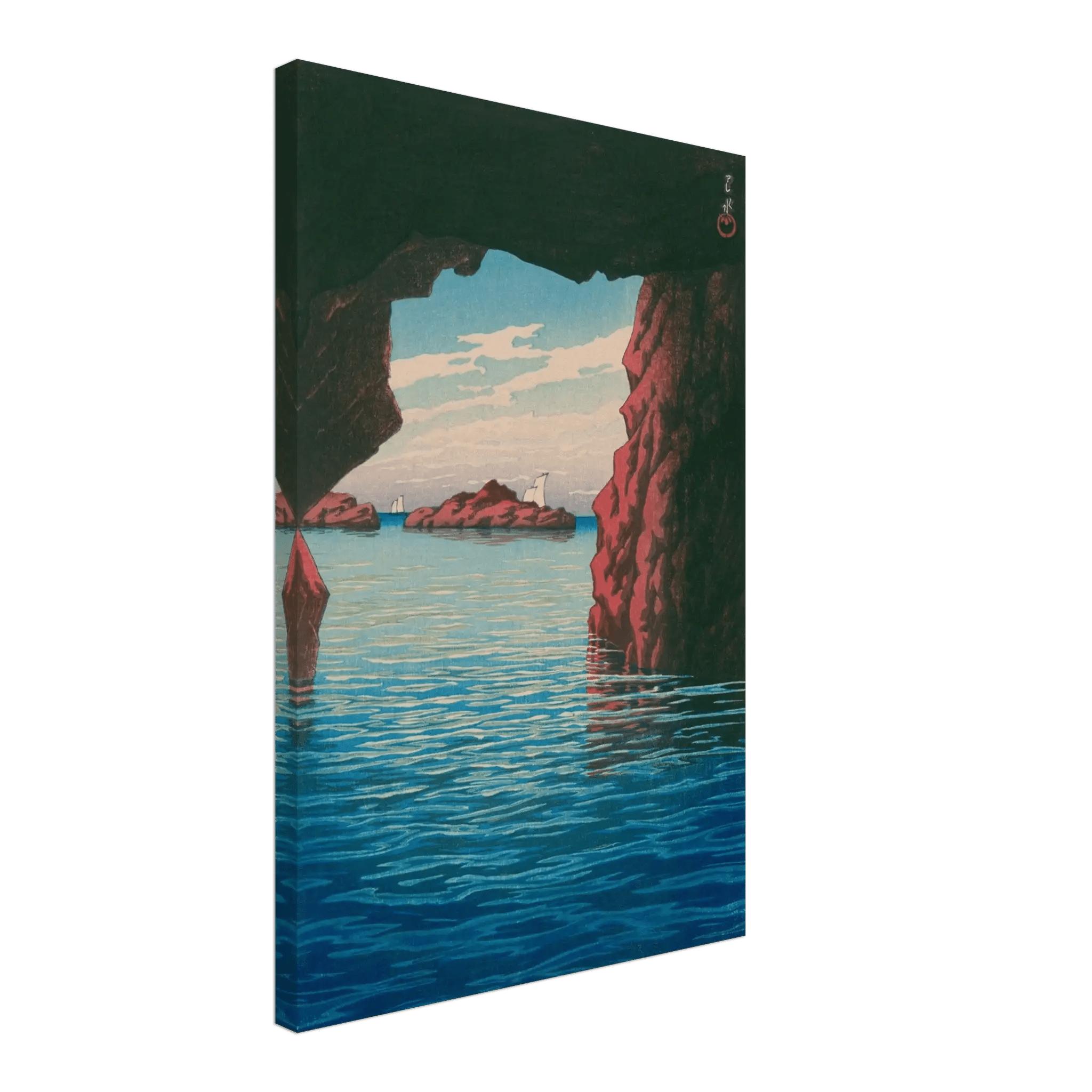 Oga - Halbinsel & Höhle Kokei - kutsu - Leinwand Edition - HINORI