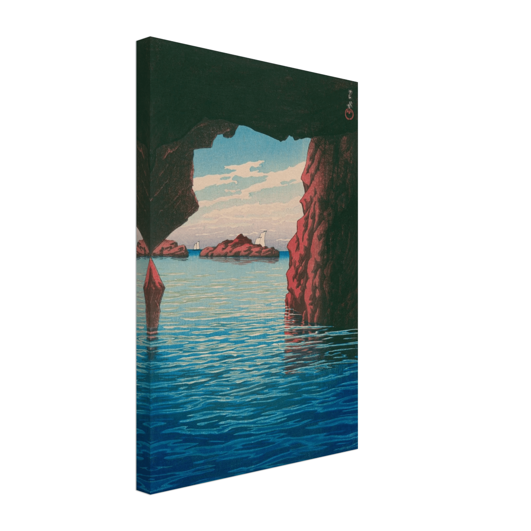 Oga - Halbinsel & Höhle Kokei - kutsu - Leinwand Edition - HINORI