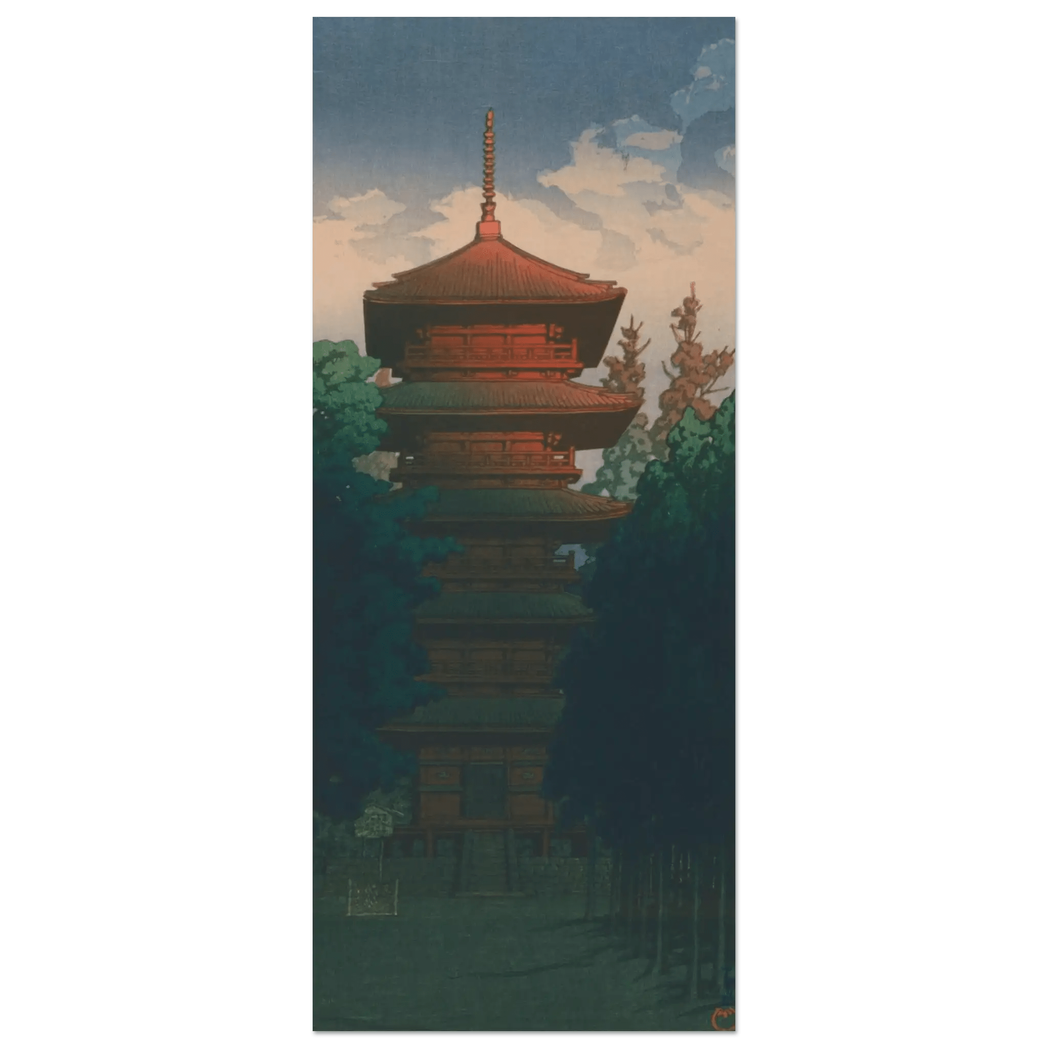 Pagode des Honmon - ji - Tempels in Ikegami - Fine Art Prints - HINORI