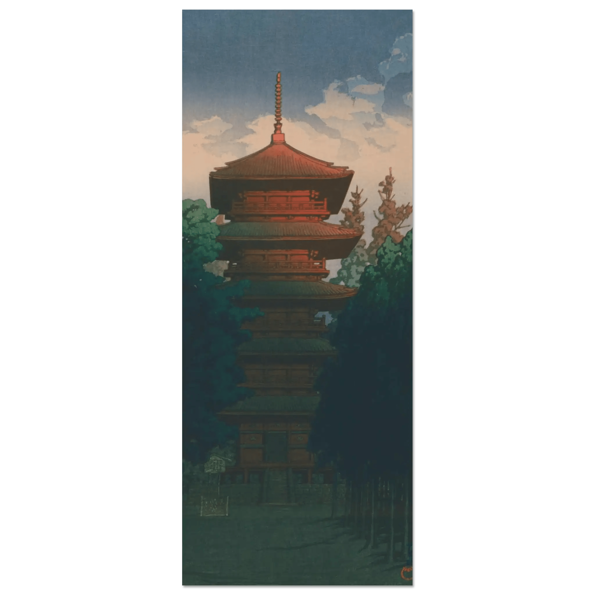 Pagode des Honmon - ji - Tempels in Ikegami - Fine Art Prints - HINORI