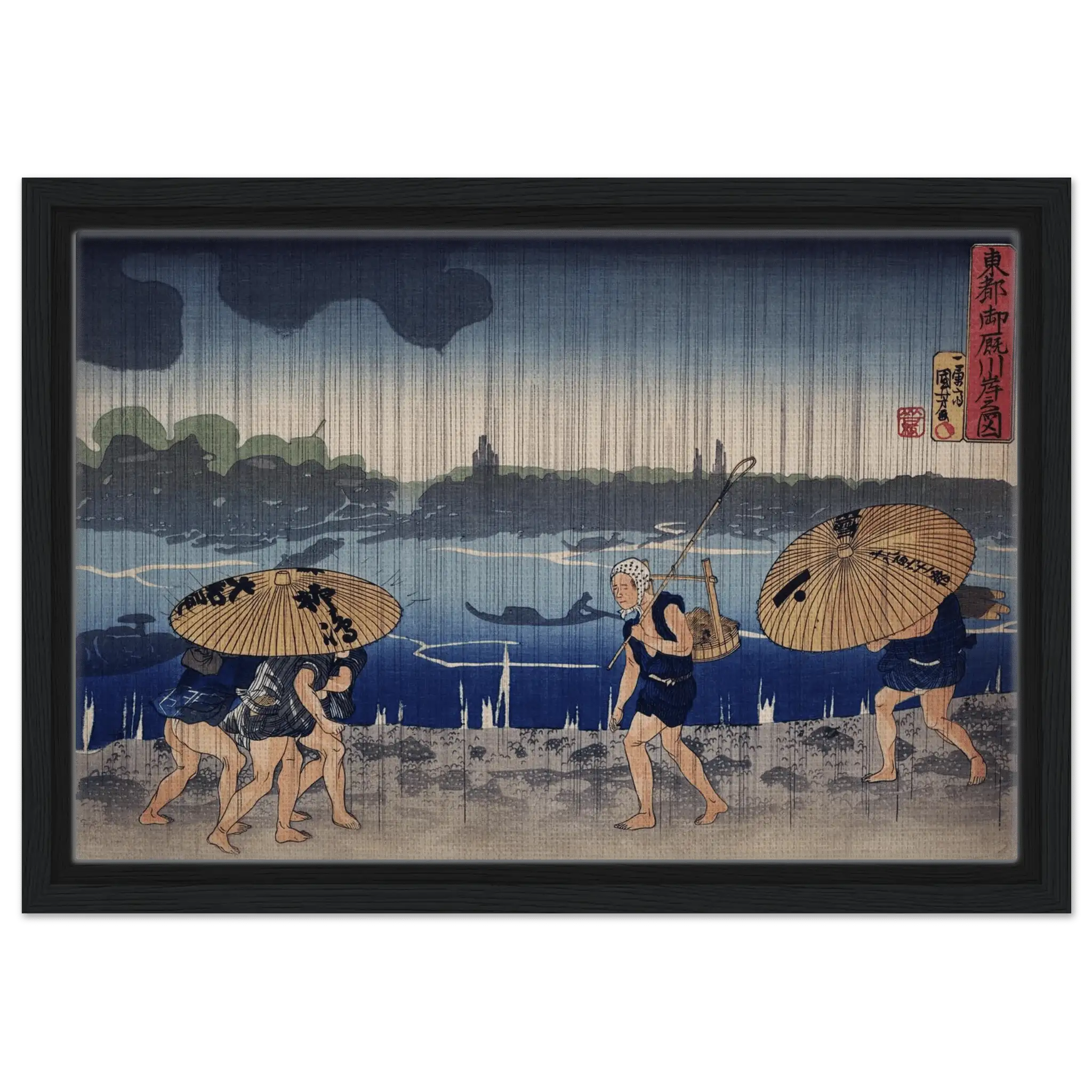 Regen am Sumida - Fluss - Signature Collection - HINORI