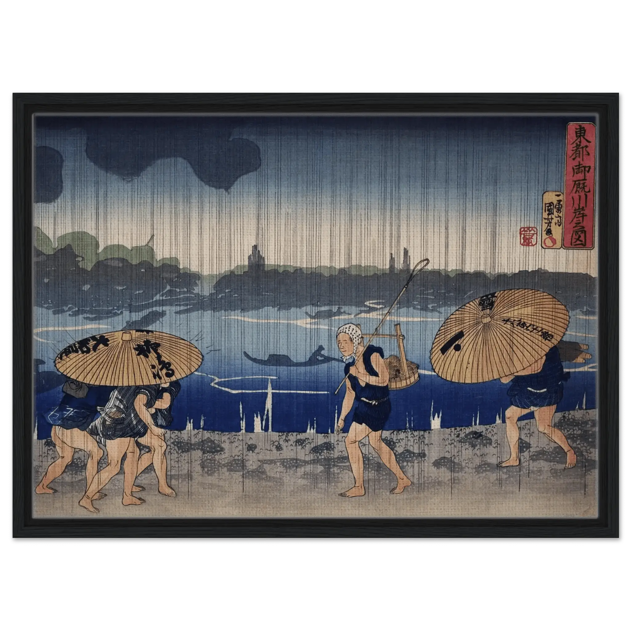 Regen am Sumida - Fluss - Signature Collection - HINORI