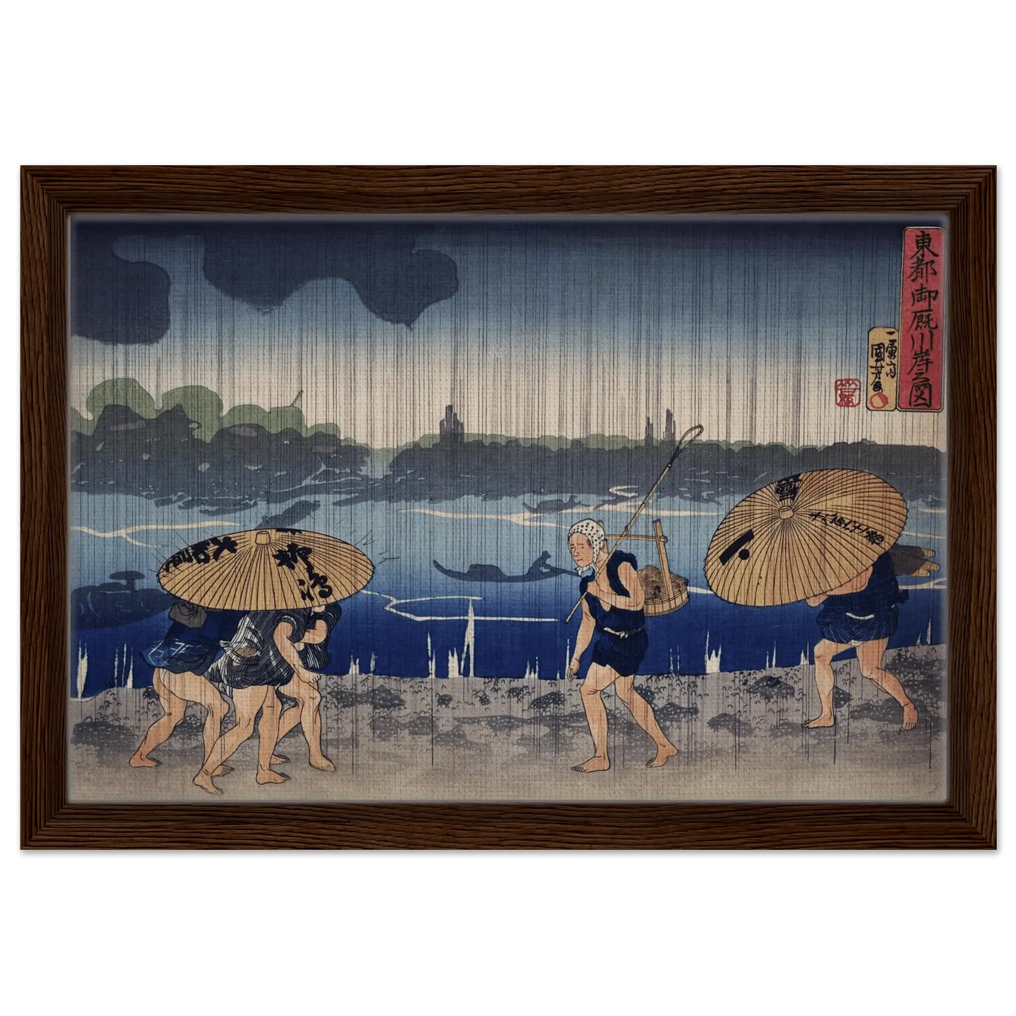 Regen am Sumida - Fluss - Signature Collection - HINORI