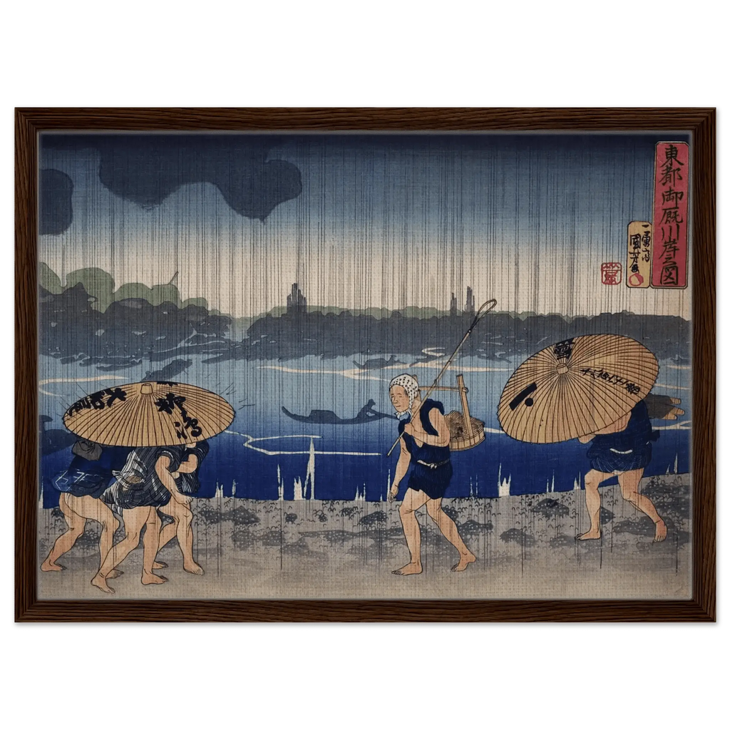 Regen am Sumida - Fluss - Signature Collection - HINORI