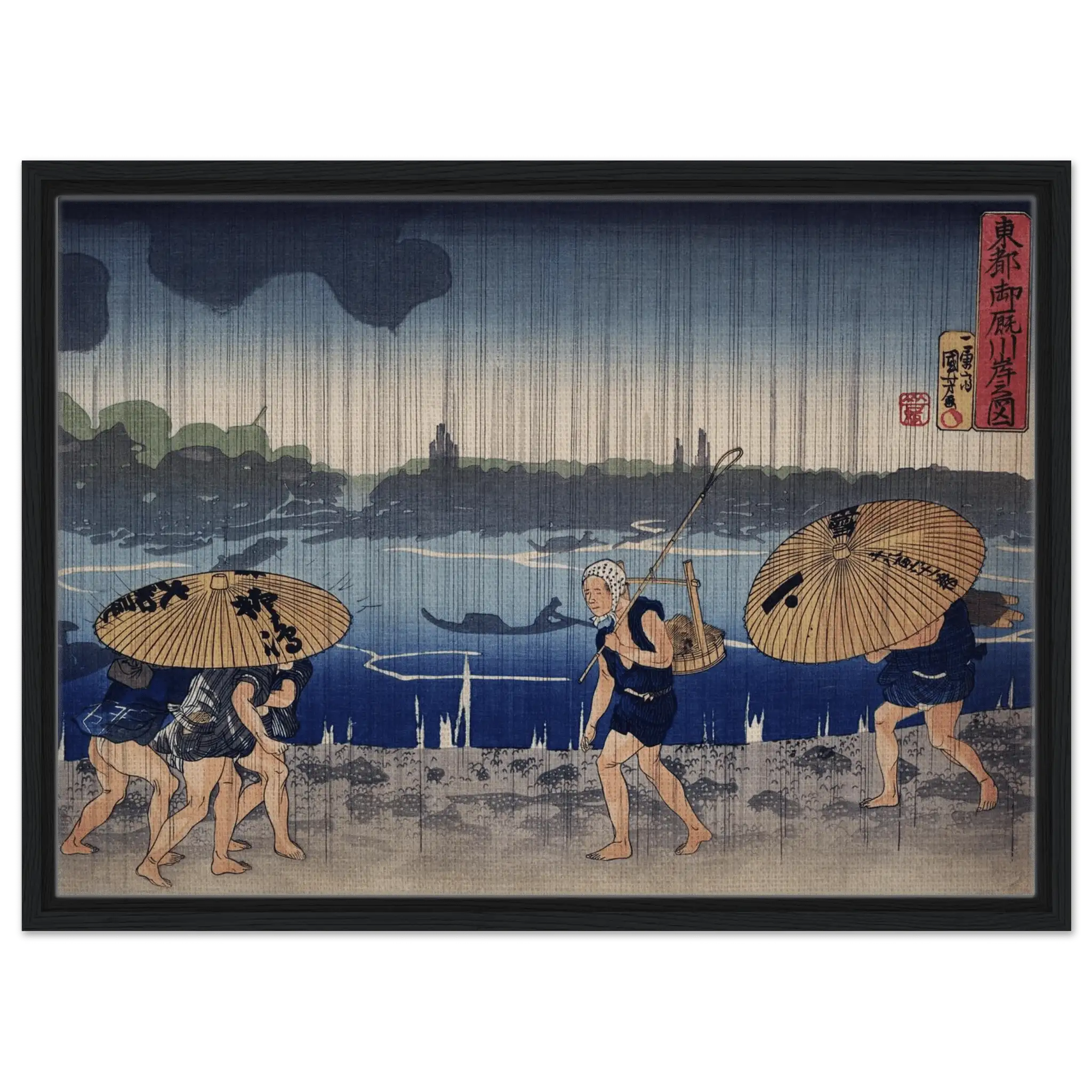 Regen am Sumida - Fluss - Signature Collection - HINORI