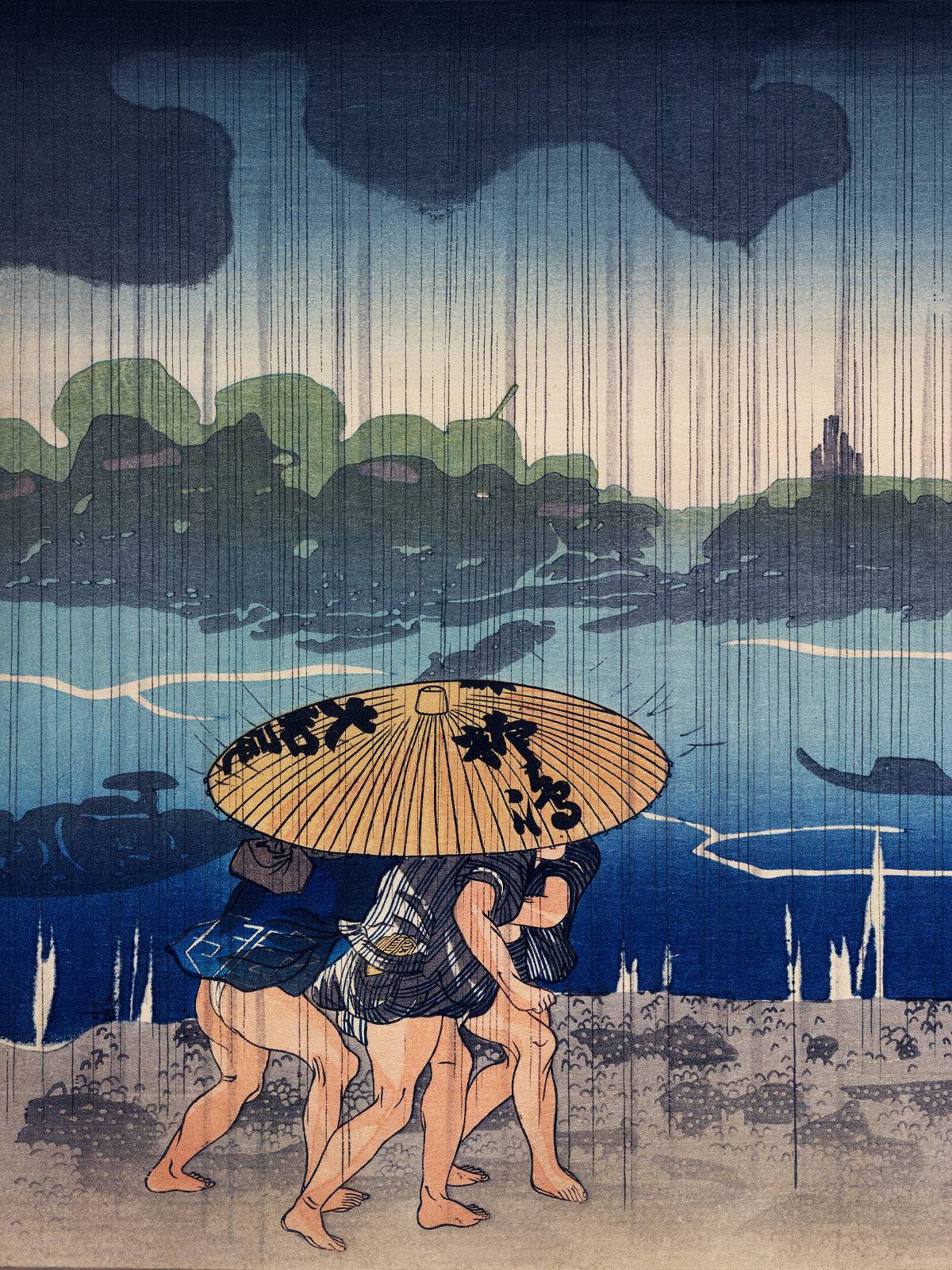 Regen am Sumida-Fluss - Signature Collection