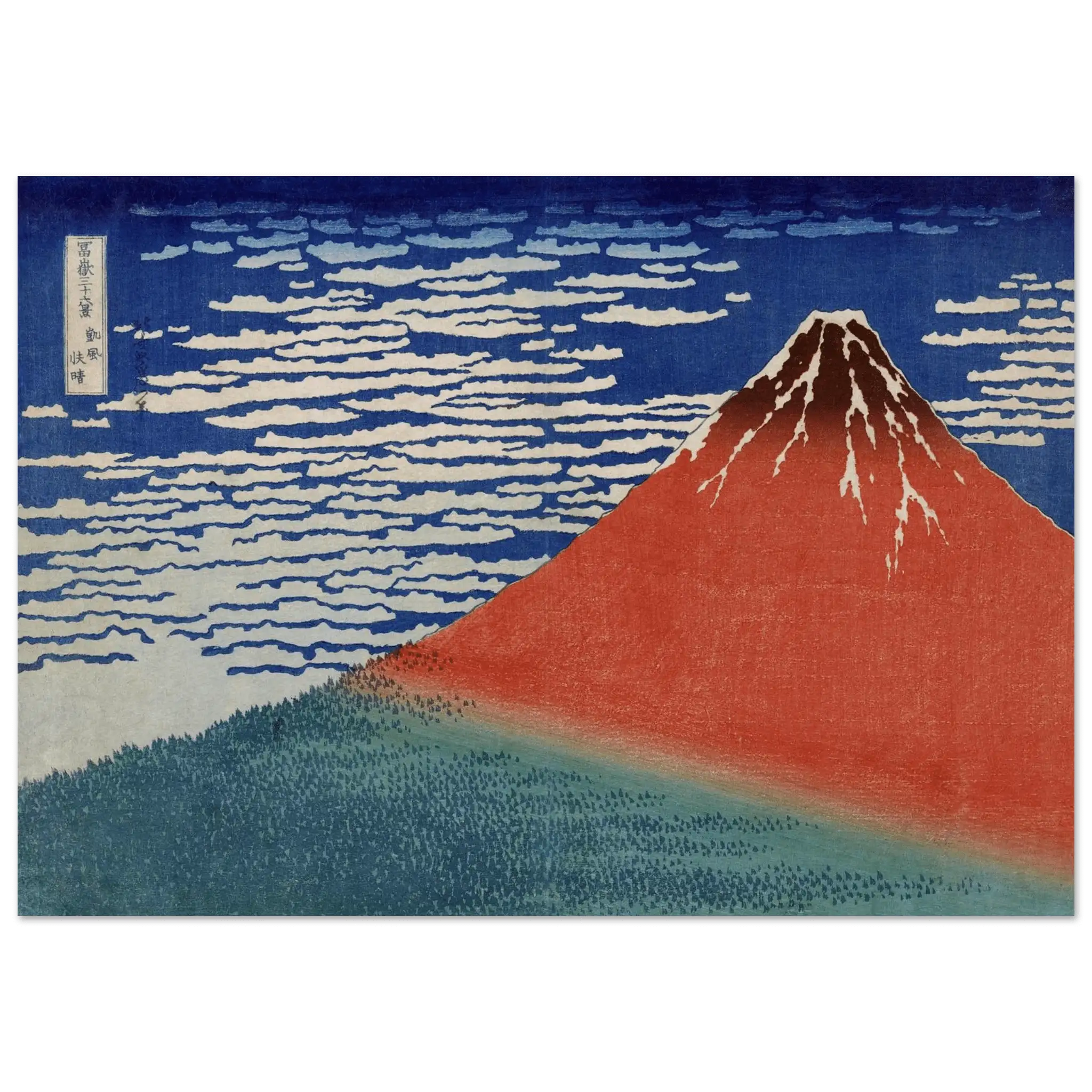Roter Fuji im Morgenlicht - Fine Art Prints - HINORI