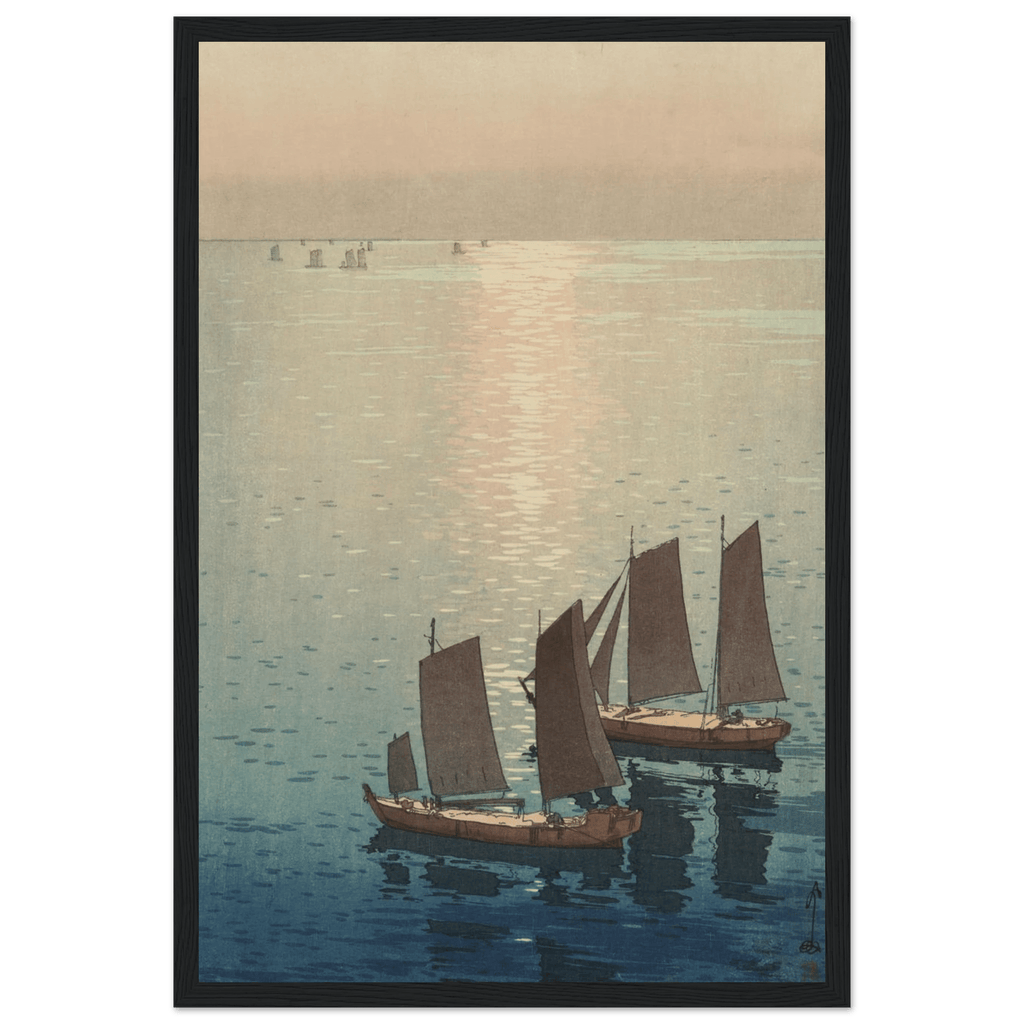 Schimmerndes Meer - Gerahmte Eleganz - HINORI