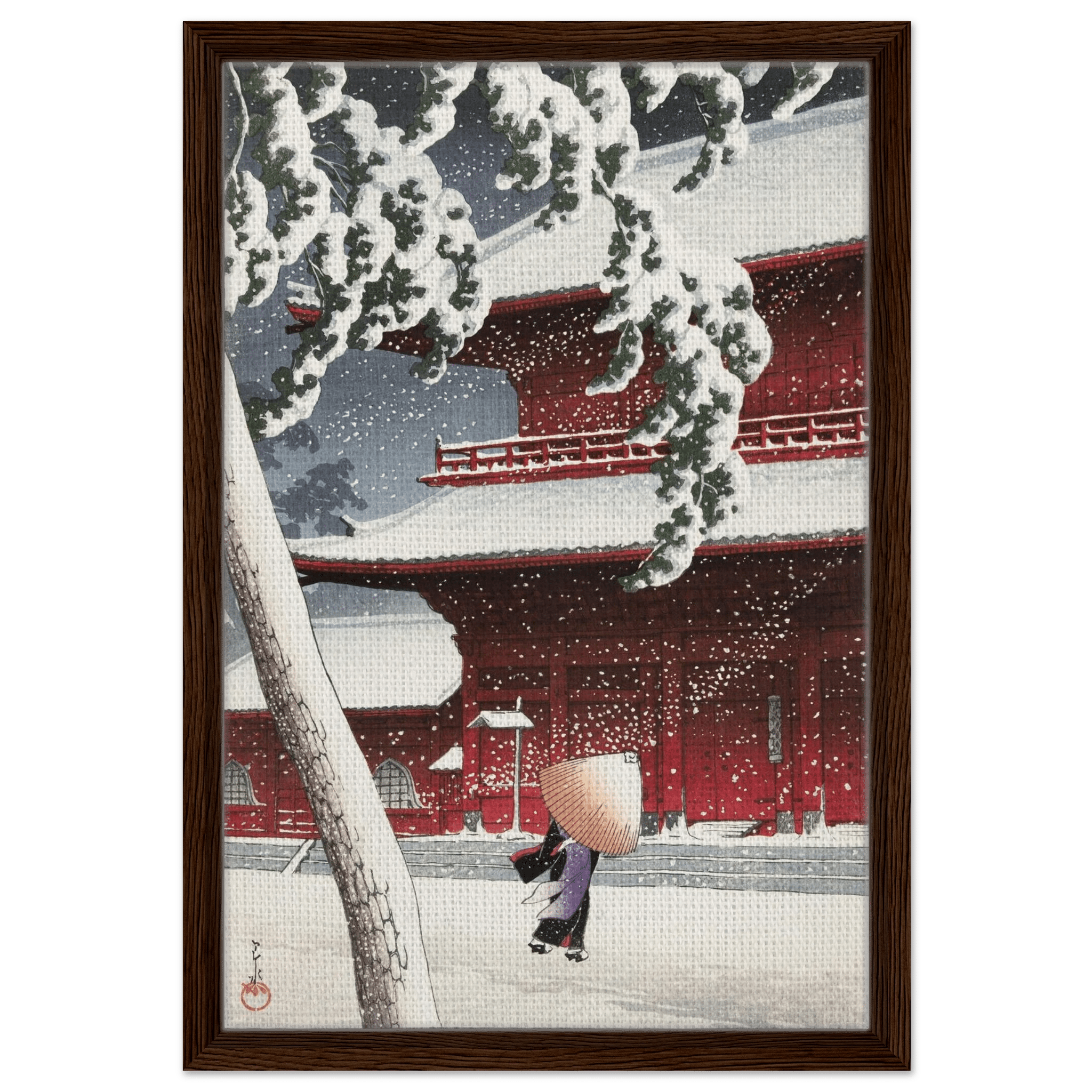 Schnee am Zojoji - Schrein in Shiba - Signature Collections - HINORI