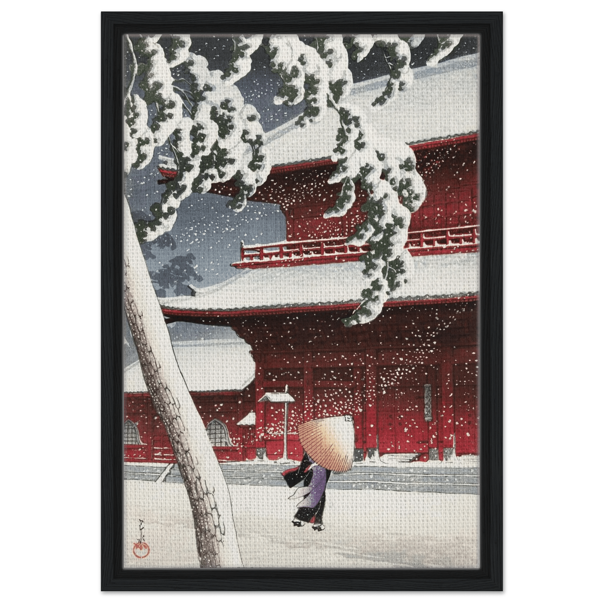 Schnee am Zojoji - Schrein in Shiba - Signature Collections - HINORI
