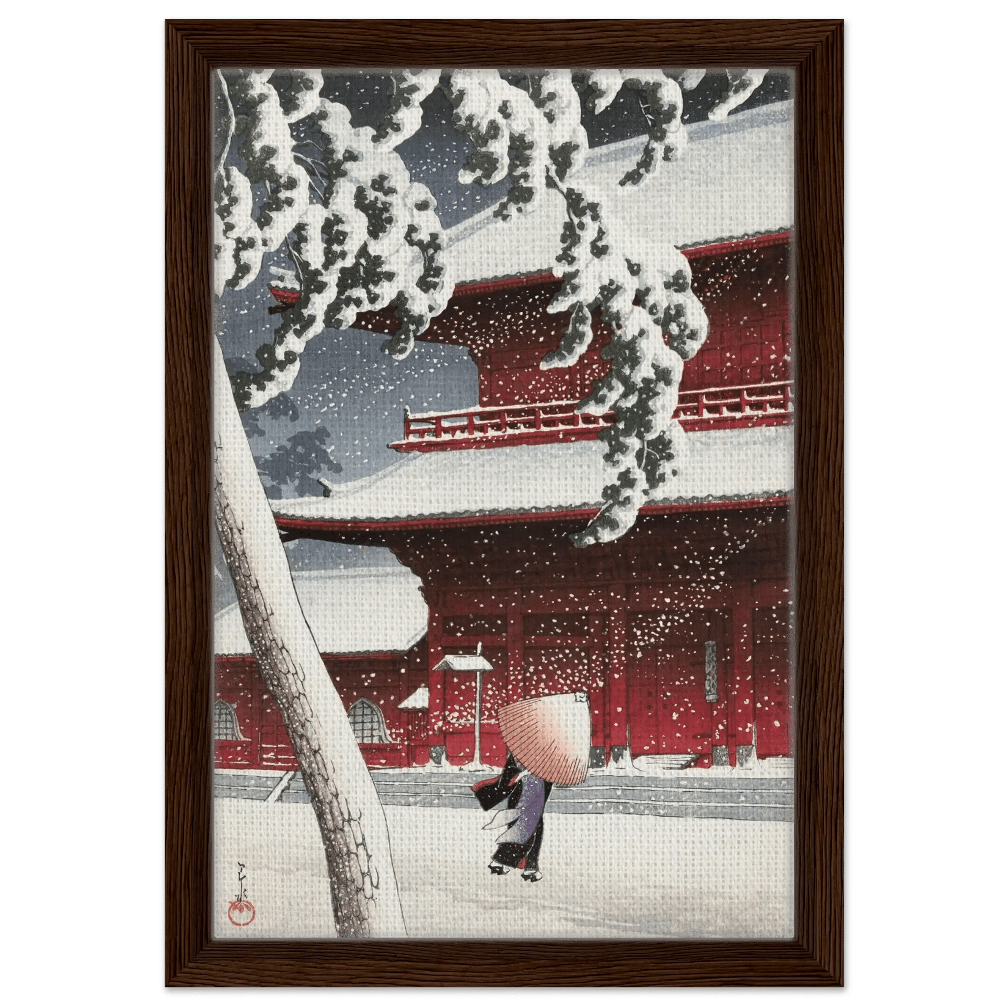 Schnee am Zojoji - Schrein in Shiba - Signature Collections - HINORI